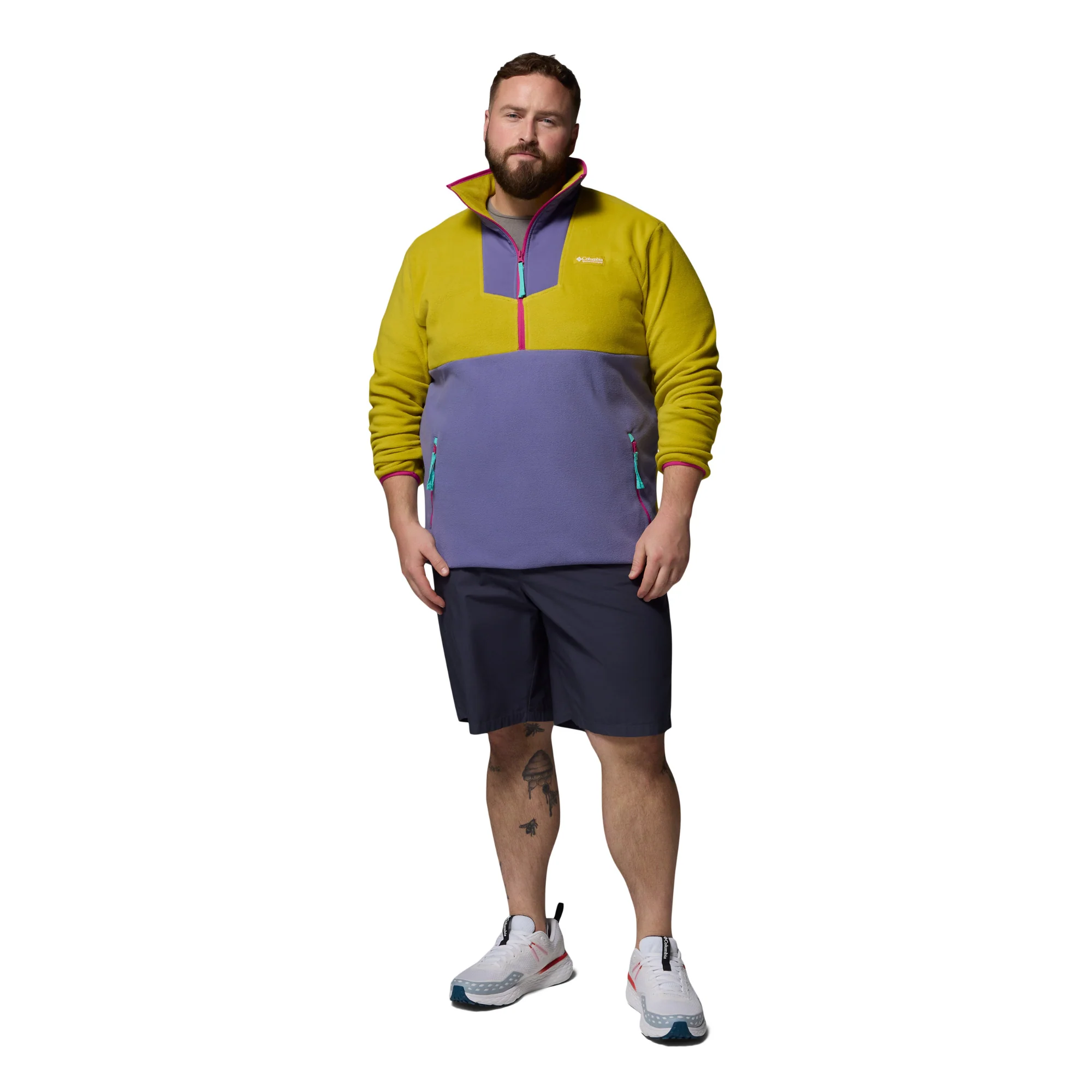 Columbia Men's Sequoia Grove Half Zip Fleece (Antique Moss/Stormwatch) - Image 10