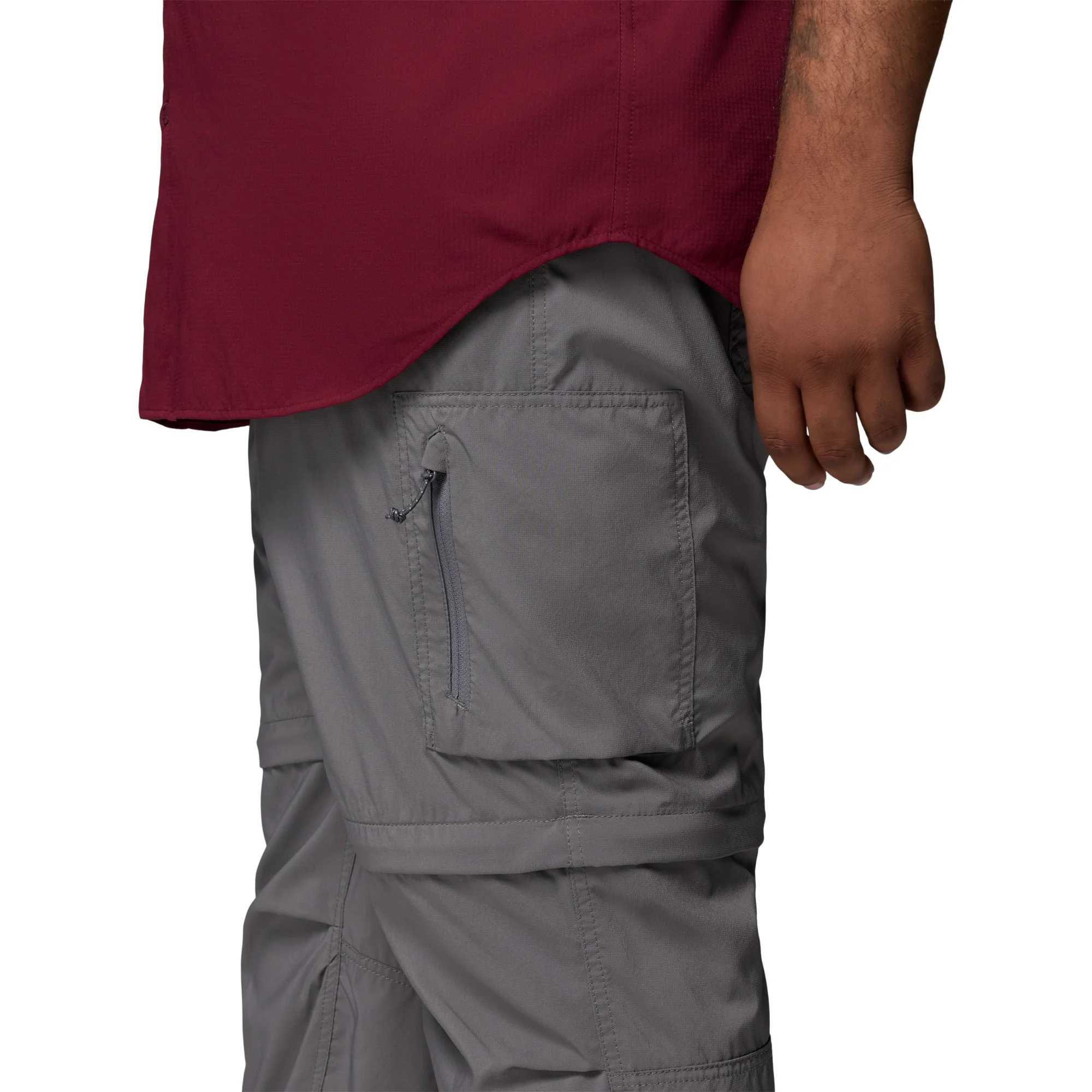 Columbia Men's Silver Ridge EU UPF50 Convertible Utility Trousers (City Grey) - Image 14