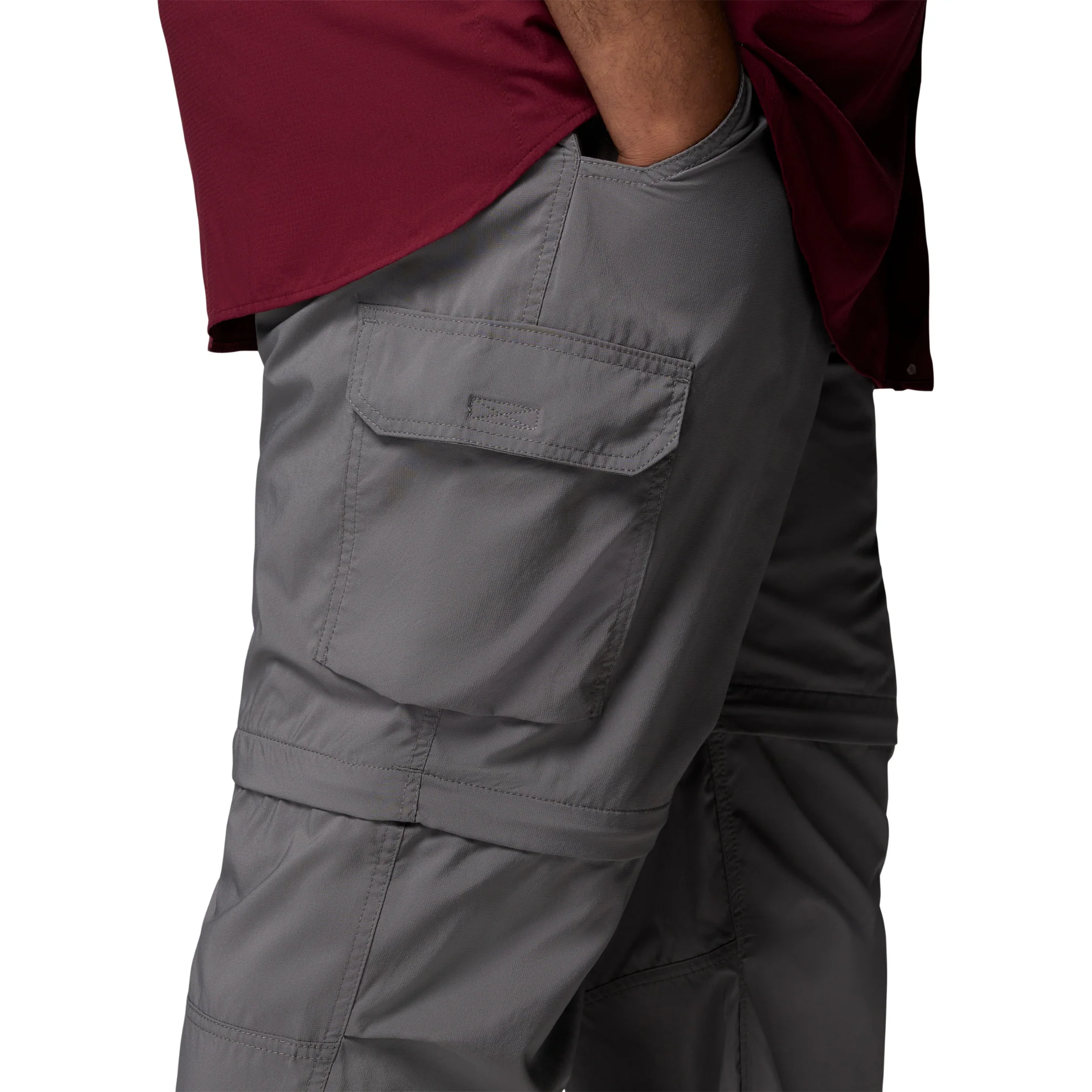 Columbia Men's Silver Ridge EU UPF50 Convertible Utility Trousers (City Grey) - Image 15