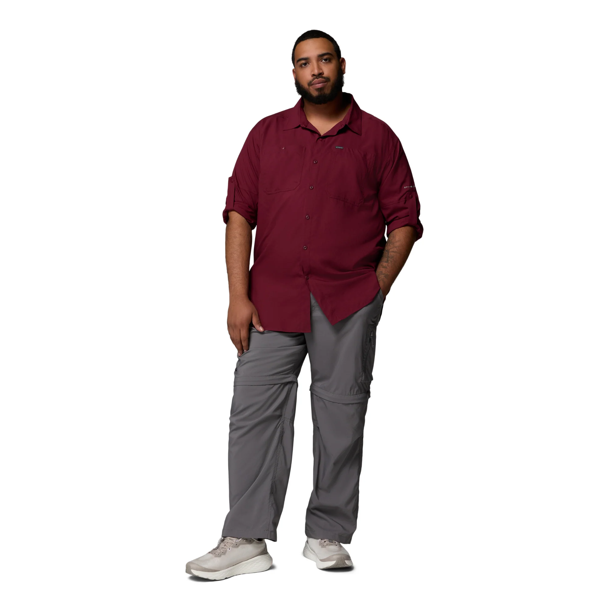 Columbia Men's Silver Ridge EU UPF50 Convertible Utility Trousers (City Grey) - Image 18