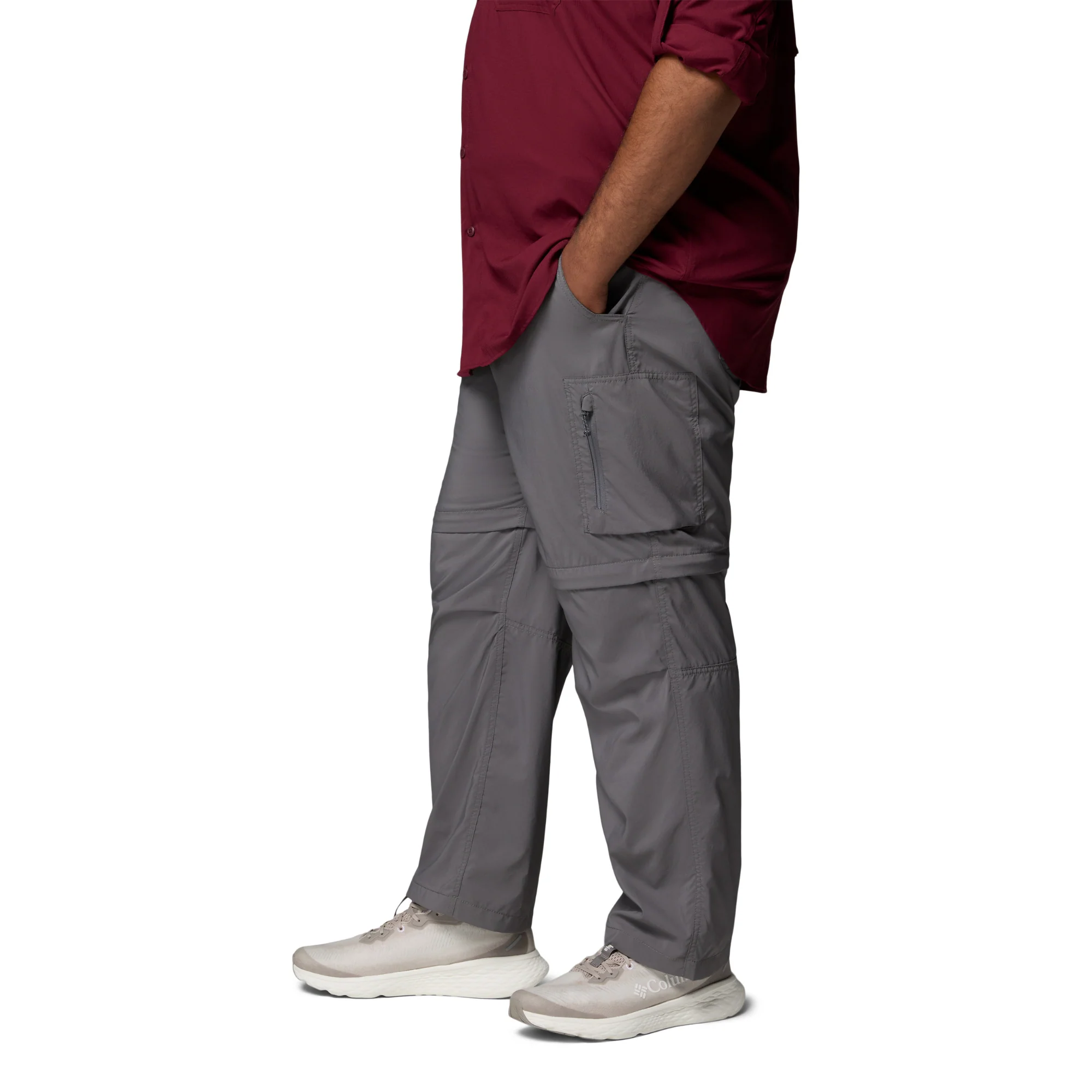 Columbia Men's Silver Ridge EU UPF50 Convertible Utility Trousers (City Grey) - Image 3