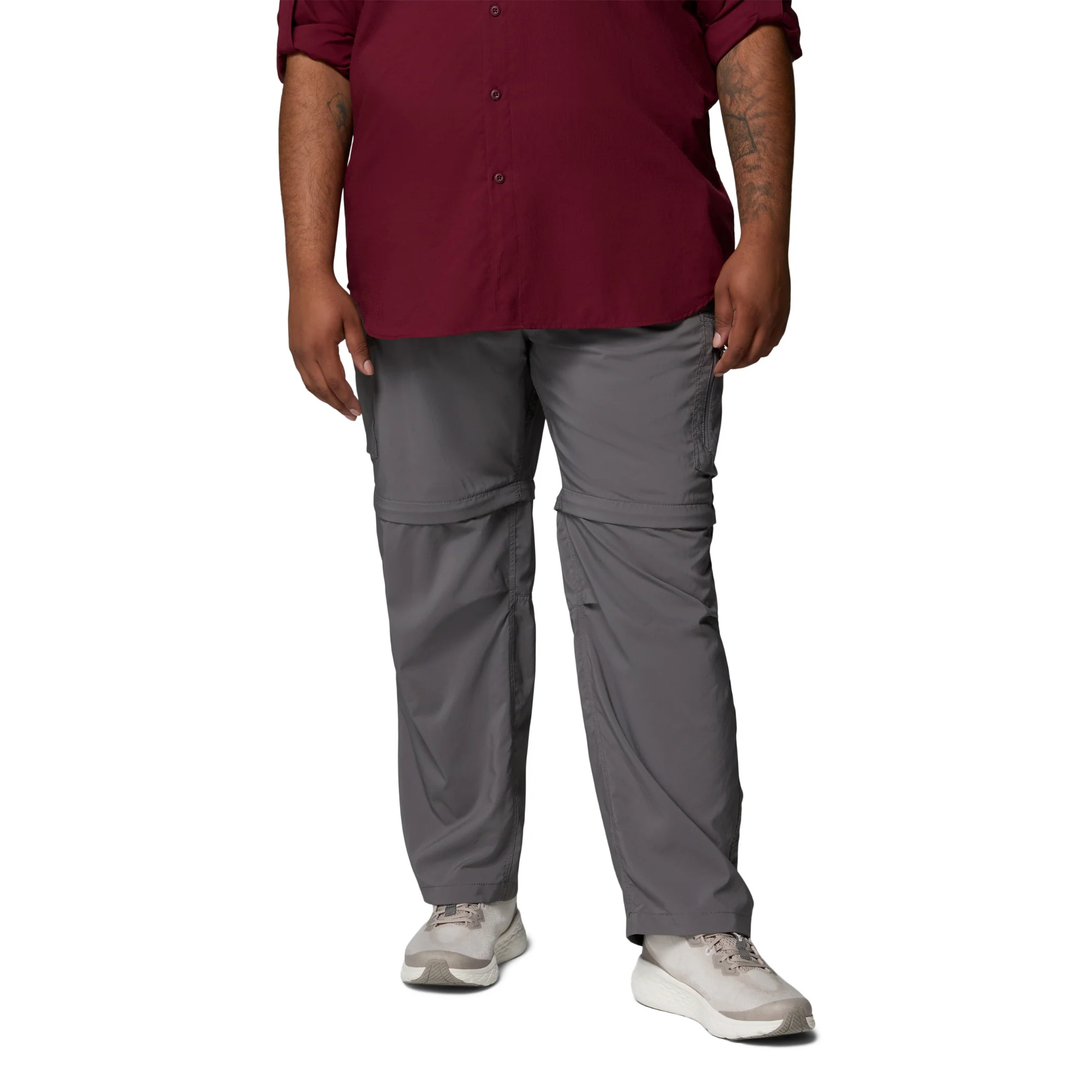 Columbia Men's Silver Ridge EU UPF50 Convertible Utility Trousers (City Grey) - Image 5