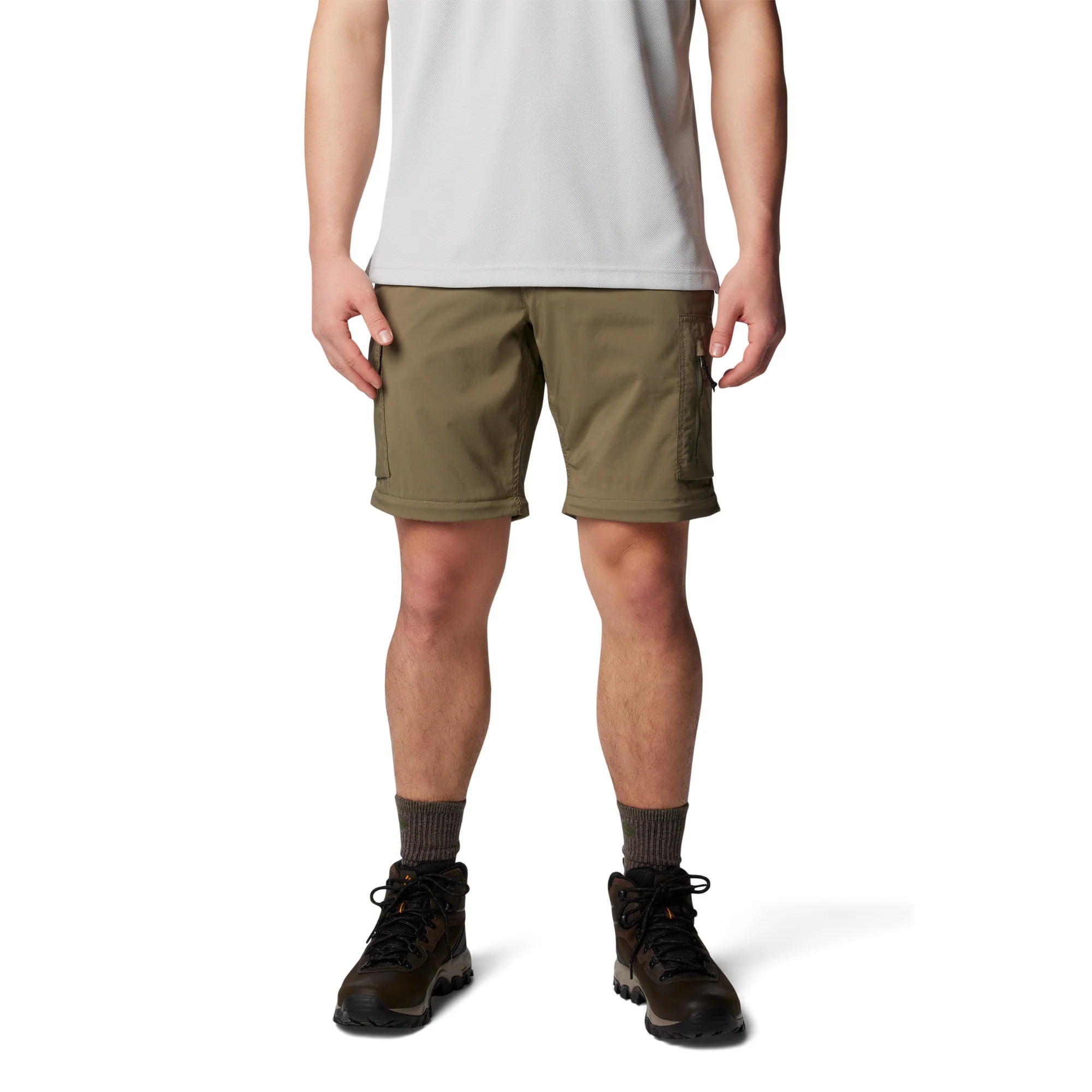 Columbia Men's Silver Ridge UPF50 Convertible Utility Trousers (Stone Green) - Image 11