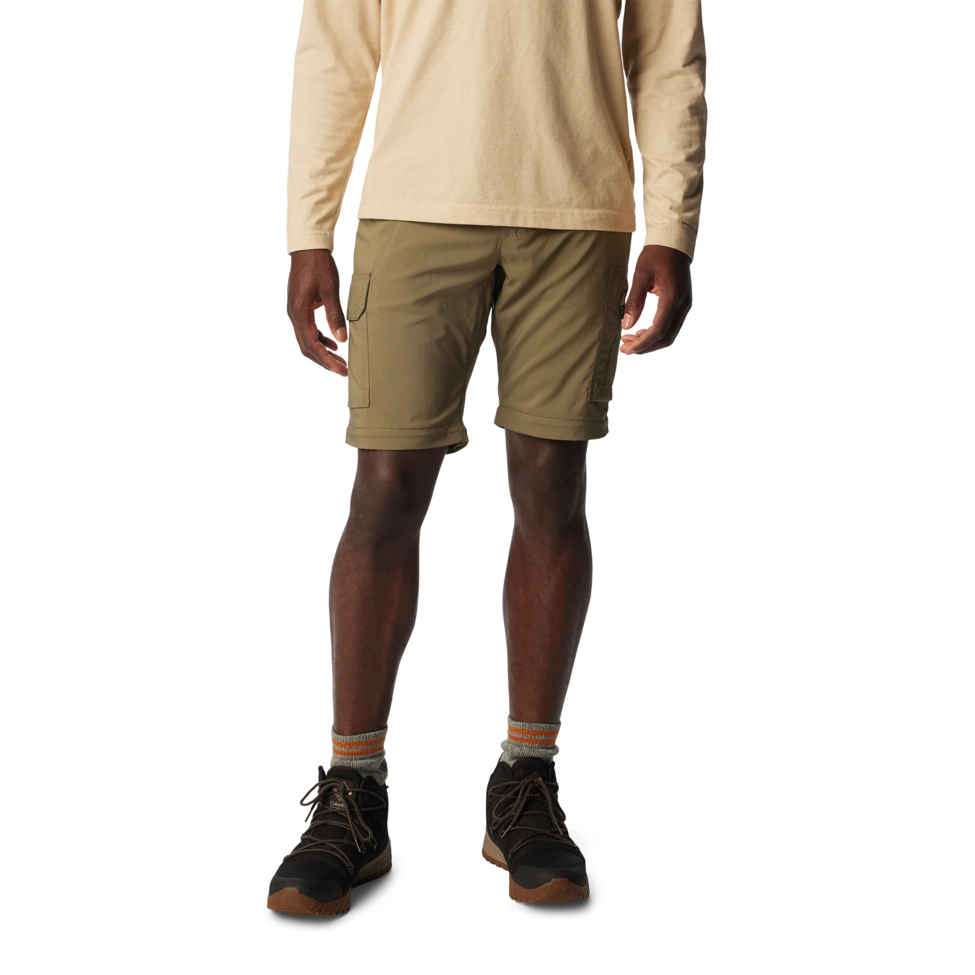 Columbia Men's Silver Ridge UPF50 Convertible Utility Trousers (Stone Green) - Image 12