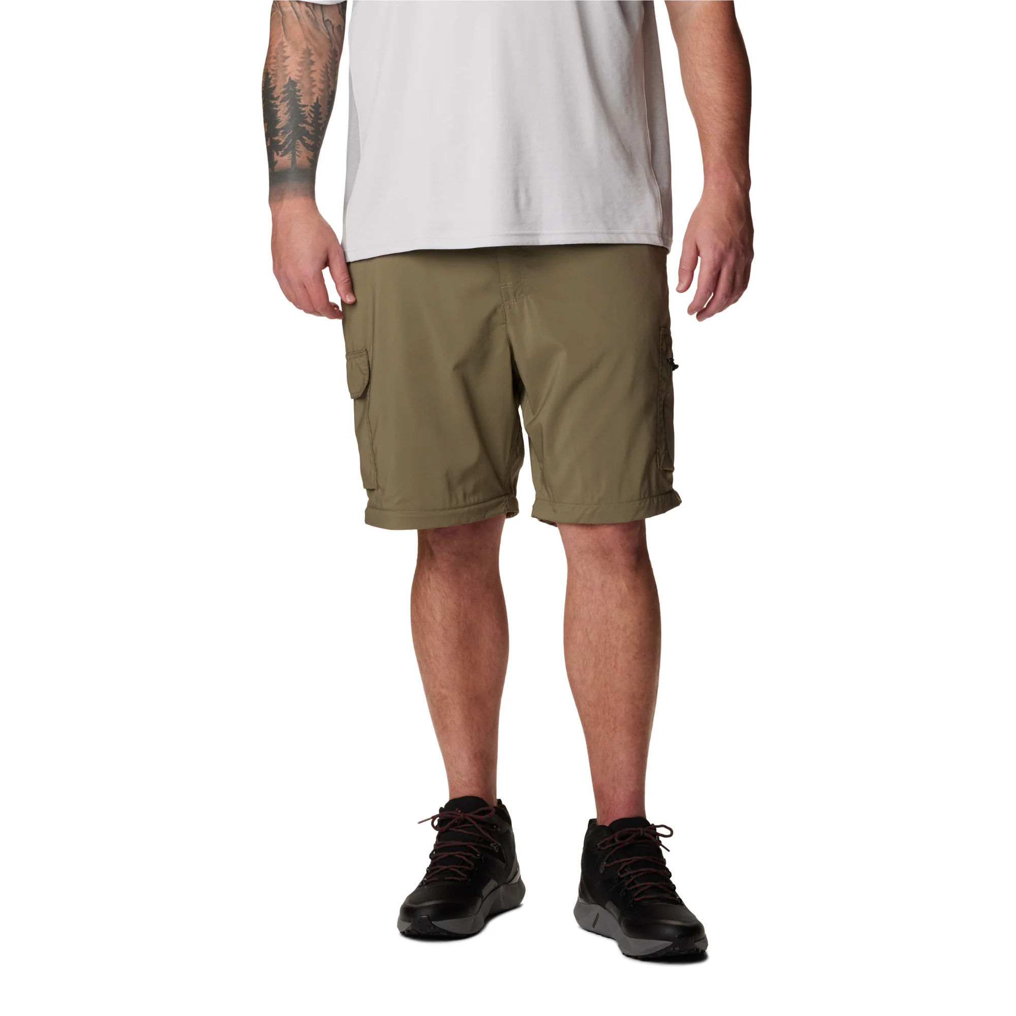 Columbia Men's Silver Ridge UPF50 Convertible Utility Trousers (Stone Green) - Image 13