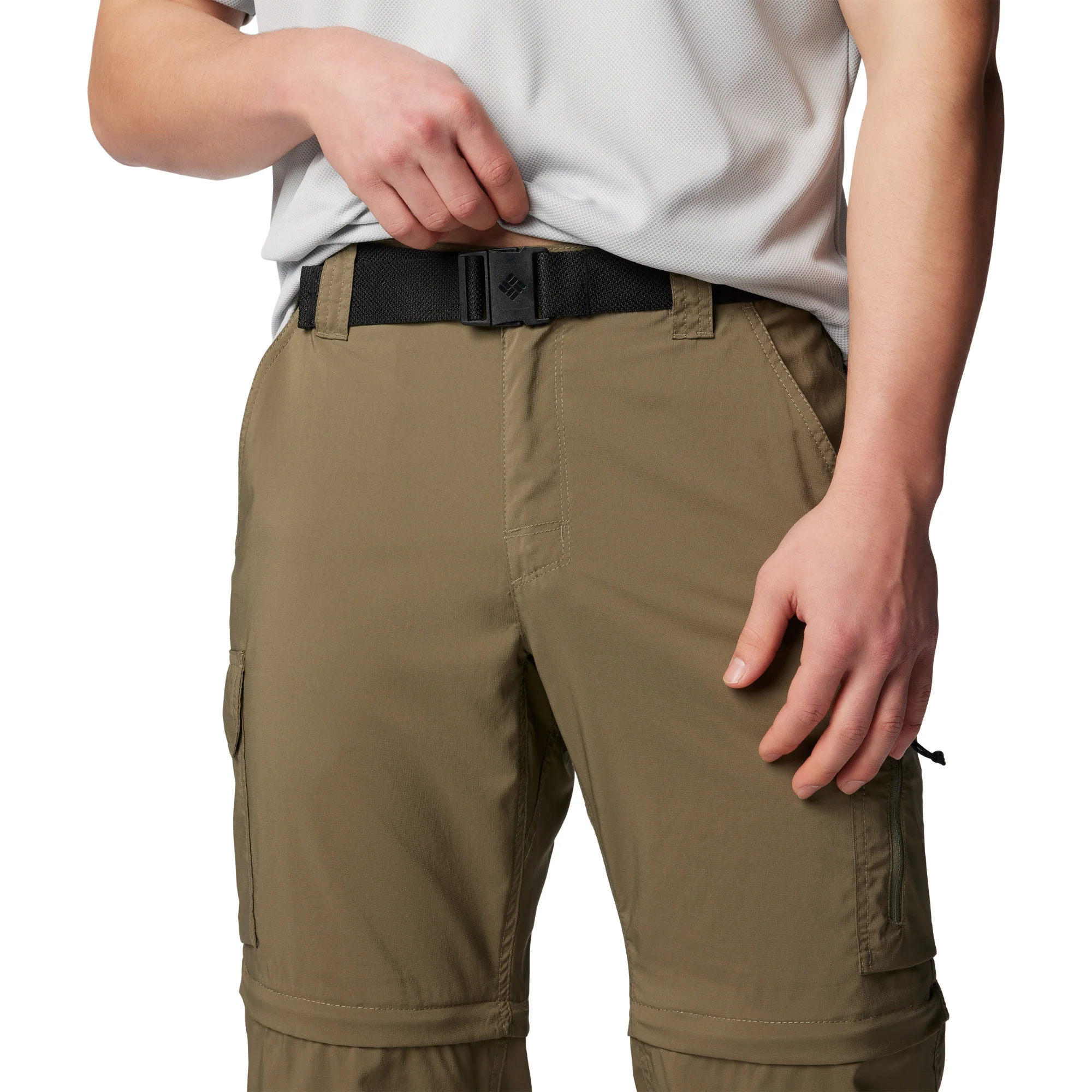 Columbia Men's Silver Ridge UPF50 Convertible Utility Trousers (Stone Green) - Image 17