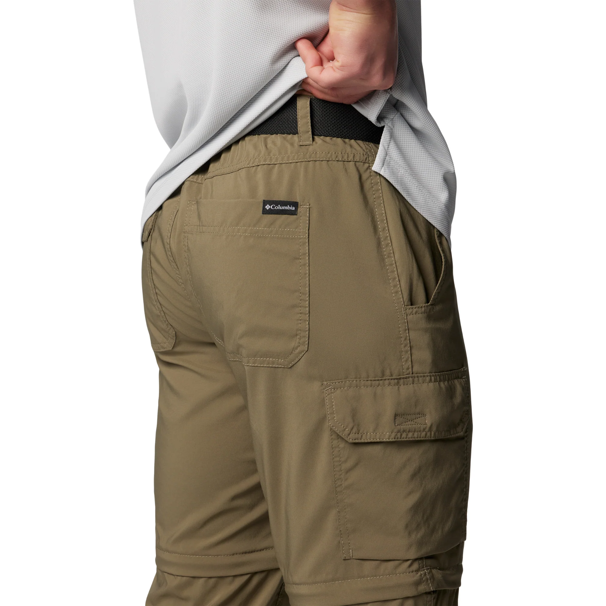 Columbia Men's Silver Ridge UPF50 Convertible Utility Trousers (Stone Green) - Image 21