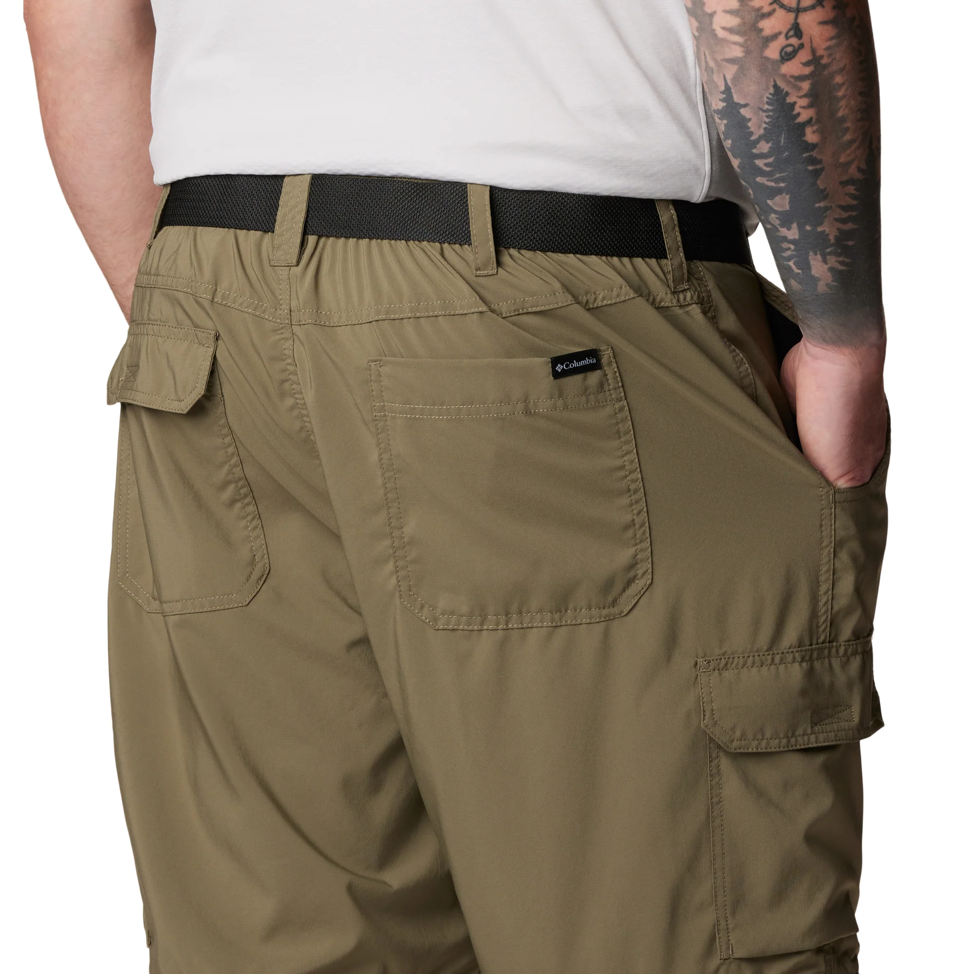 Columbia Men's Silver Ridge UPF50 Convertible Utility Trousers (Stone Green) - Image 22