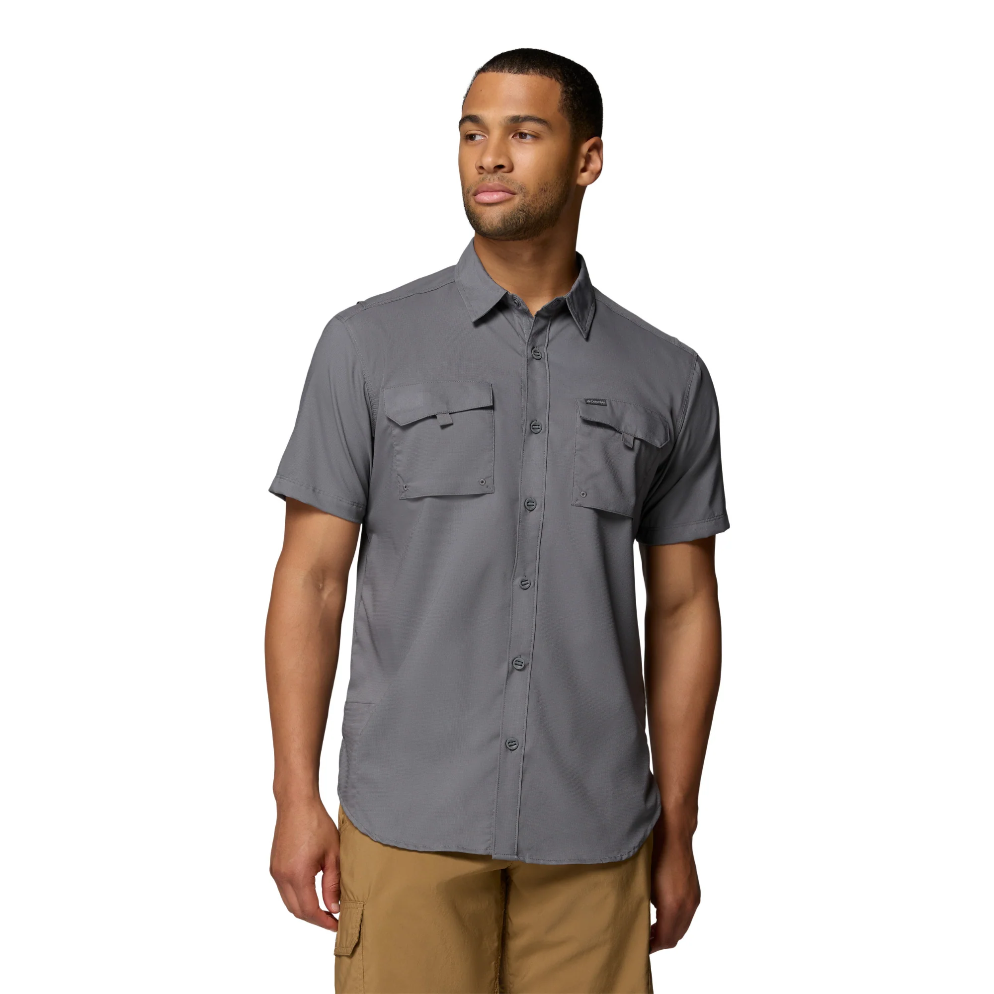 Columbia Men's Silver Ridge Utility II UPF50 Technical Short Sleeve Shirt (City Grey)