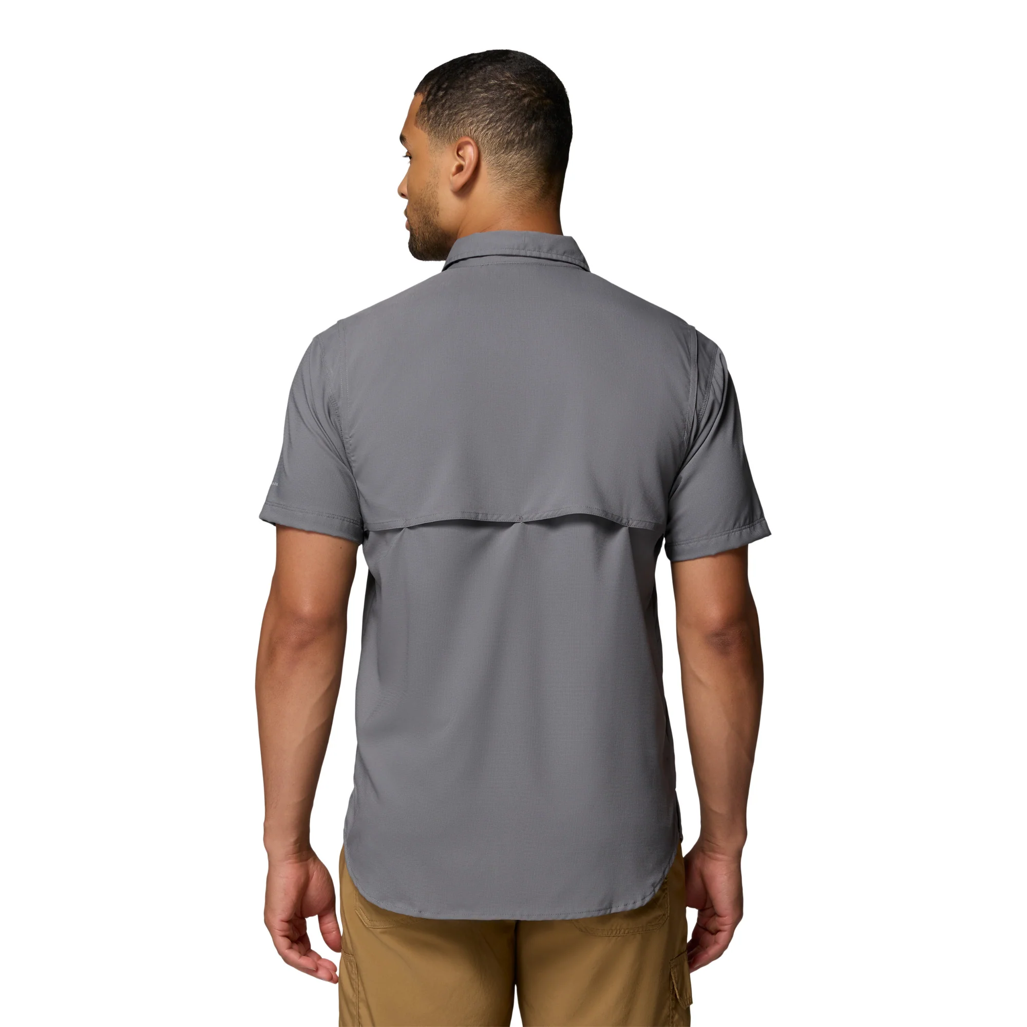 Columbia Men's Silver Ridge Utility II UPF50 Technical Short Sleeve Shirt (City Grey) - Image 3