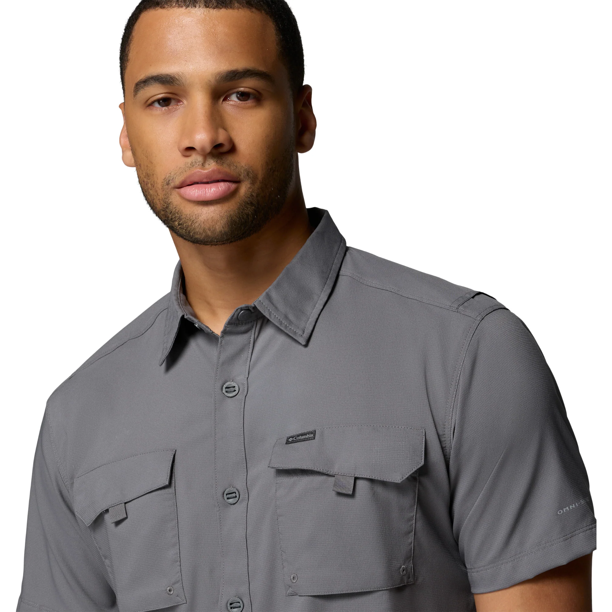 Columbia Men's Silver Ridge Utility II UPF50 Technical Short Sleeve Shirt (City Grey) - Image 4