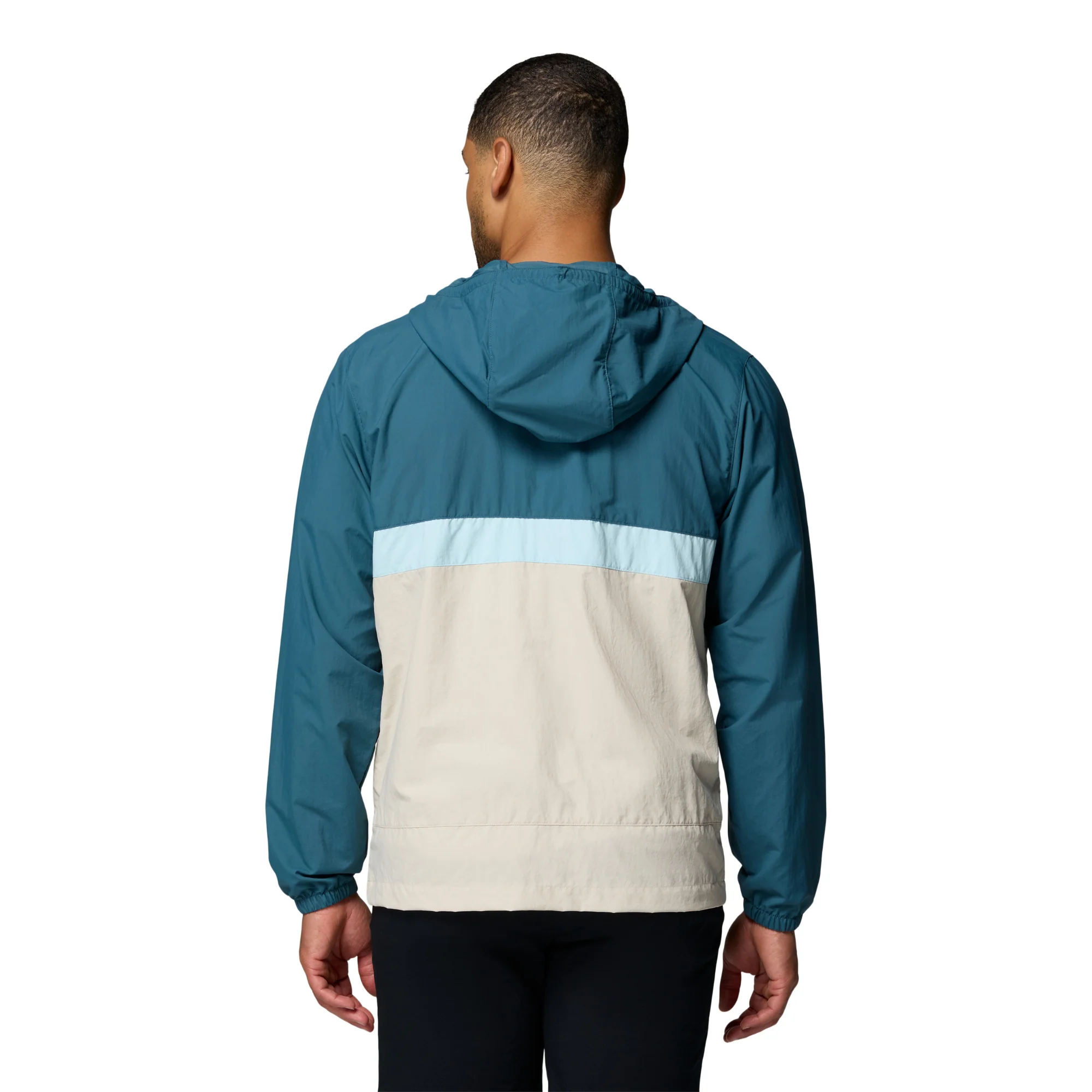 Columbia Men's Spire Valley Hooded UPF50 Windbreaker (Everblue/Dark Stone/Marine Light) - Image 5