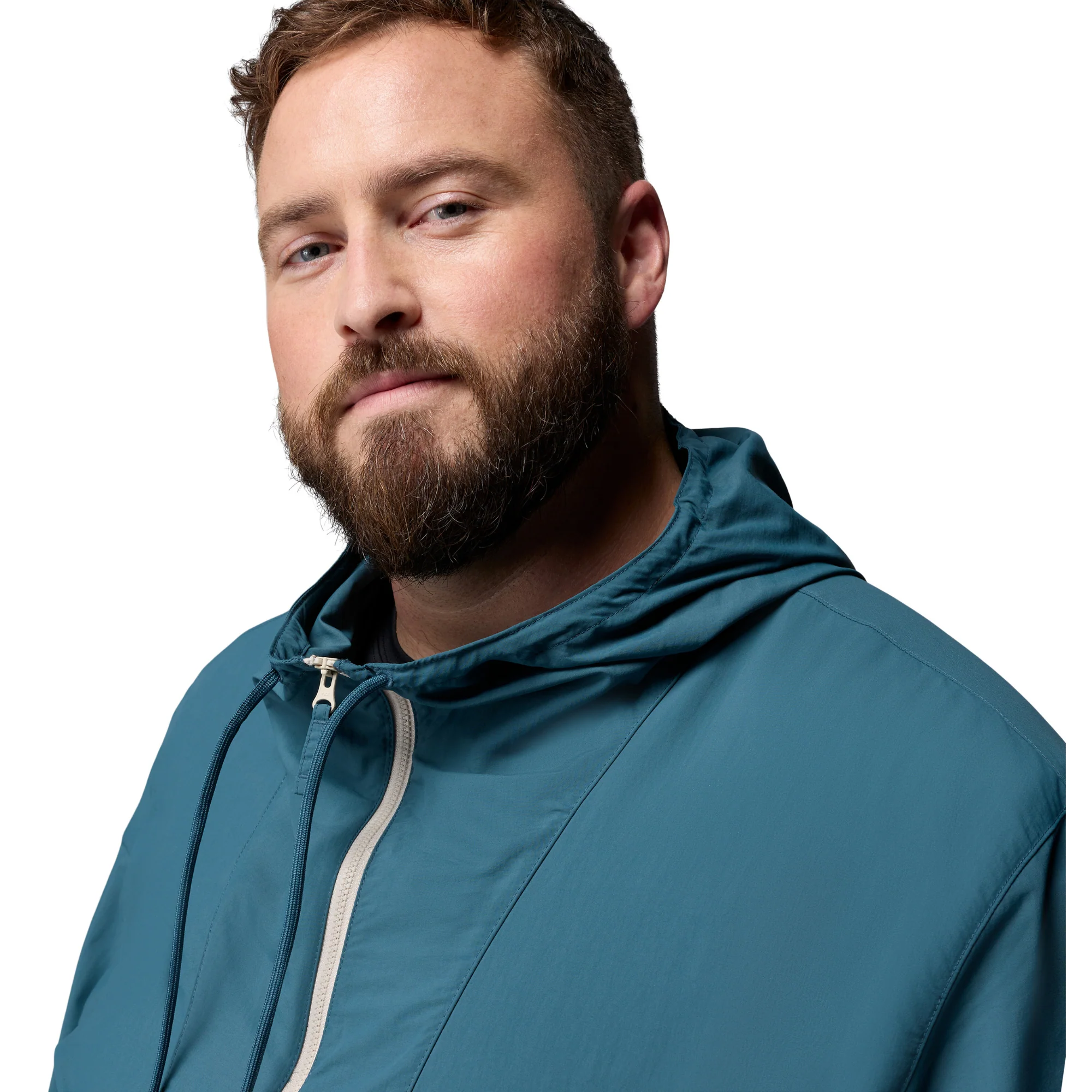 Columbia Men's Spire Valley Hooded UPF50 Windbreaker (Everblue/Dark Stone/Marine Light) - Image 9