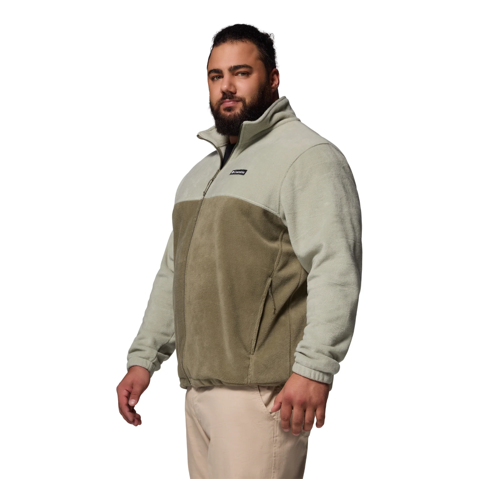 Columbia Men's Steens Mountain 2.0 Full Zip Fleece (Safari/Stone Green) - Image 4