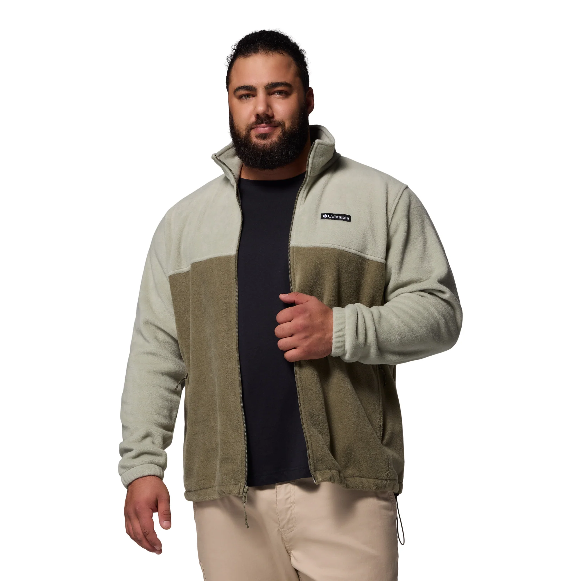Columbia Men's Steens Mountain 2.0 Full Zip Fleece (Safari/Stone Green) - Image 6