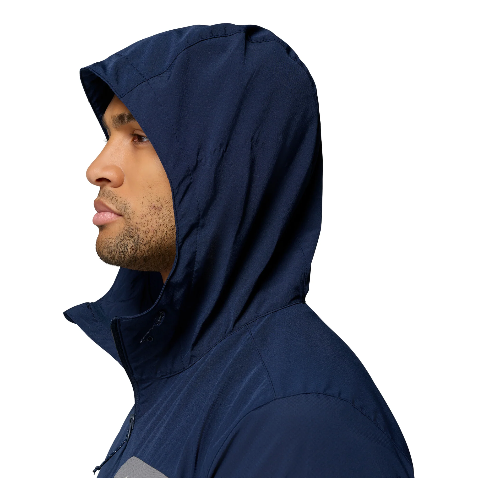 Columbia Men's Tall Heights III Hooded Softshell Jacket (Collegiate Navy/City Grey) - Image 10