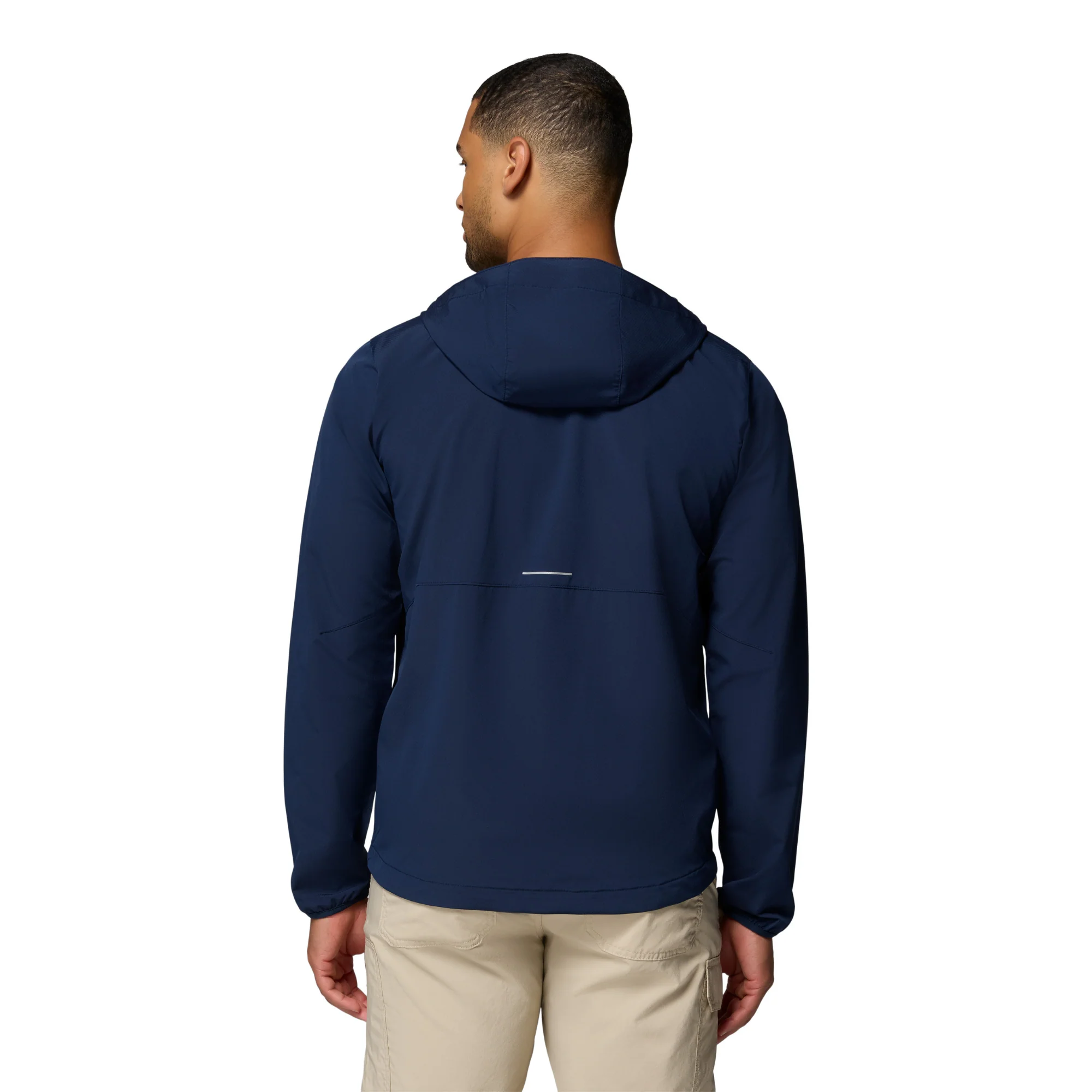 Columbia Men's Tall Heights III Hooded Softshell Jacket (Collegiate Navy/City Grey) - Image 5