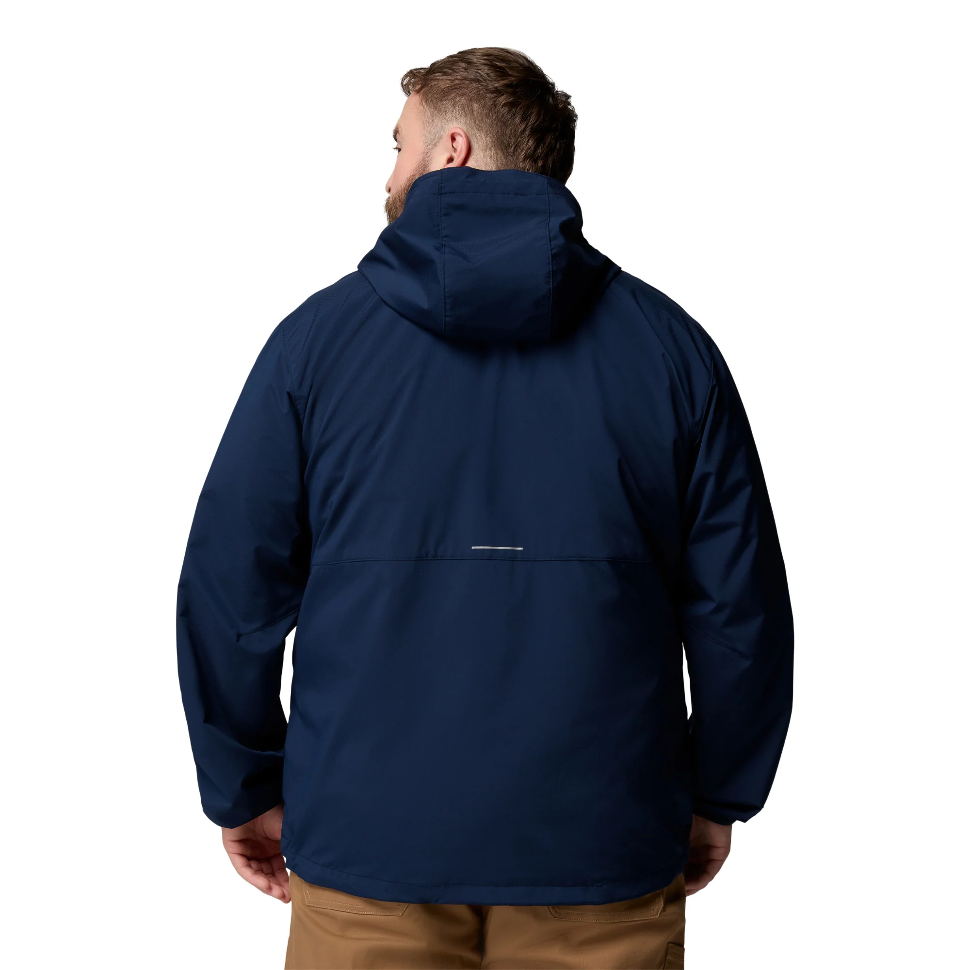 Columbia Men's Tall Heights III Hooded Softshell Jacket (Collegiate Navy/City Grey) - Image 6