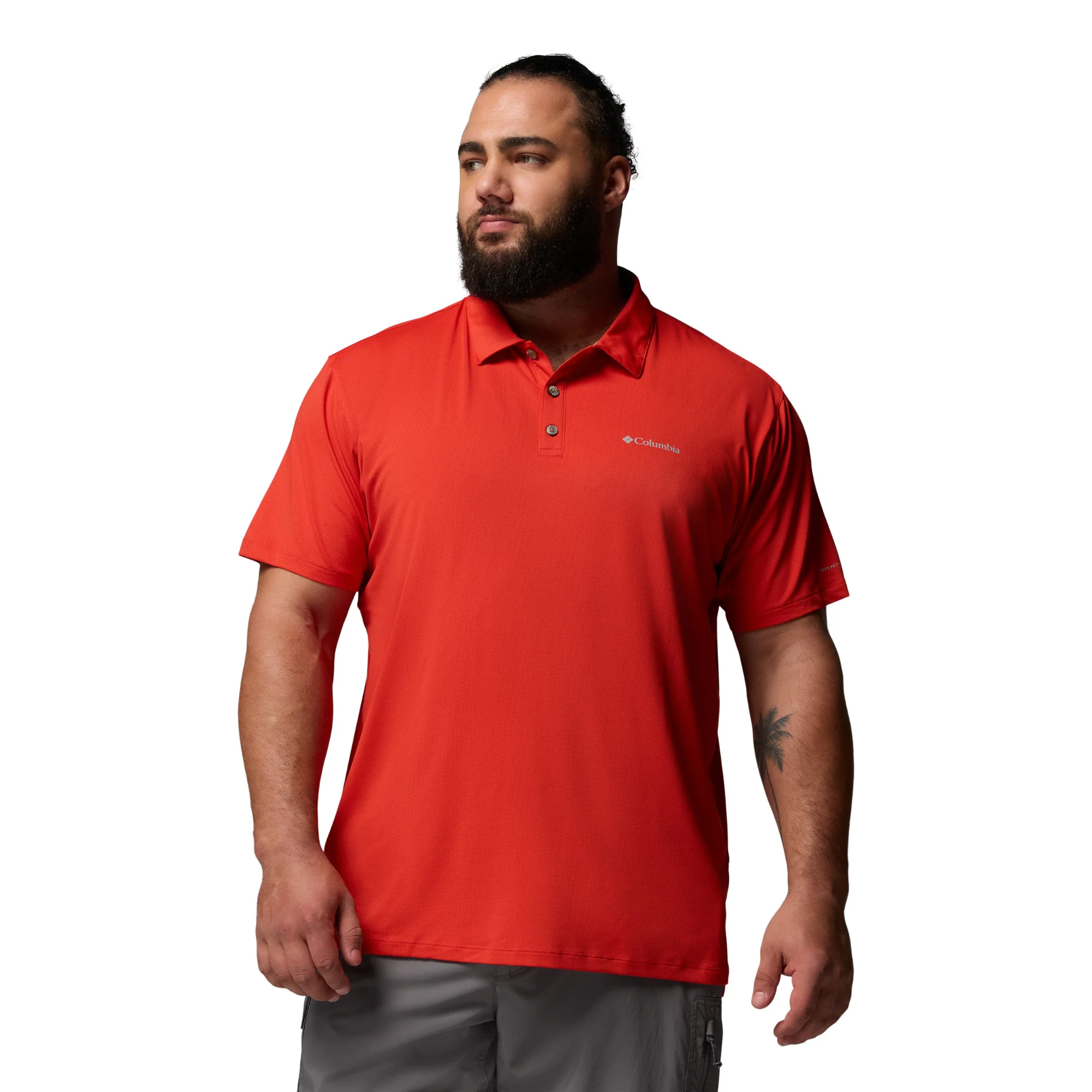Columbia Men's Tech Trail Utility Technical Polo Shirt (Super Sonic) - Image 2