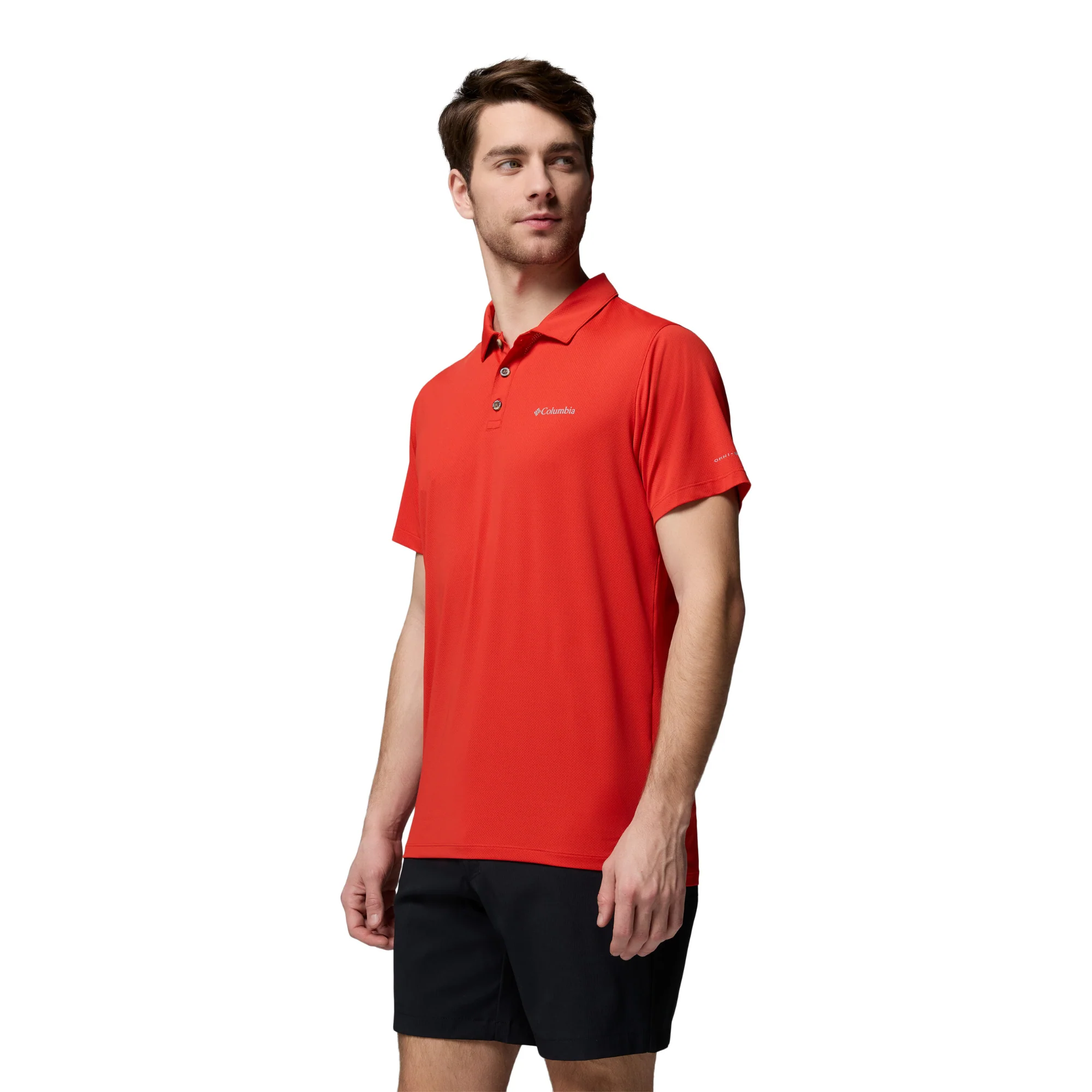 Columbia Men's Tech Trail Utility Technical Polo Shirt (Super Sonic) - Image 3
