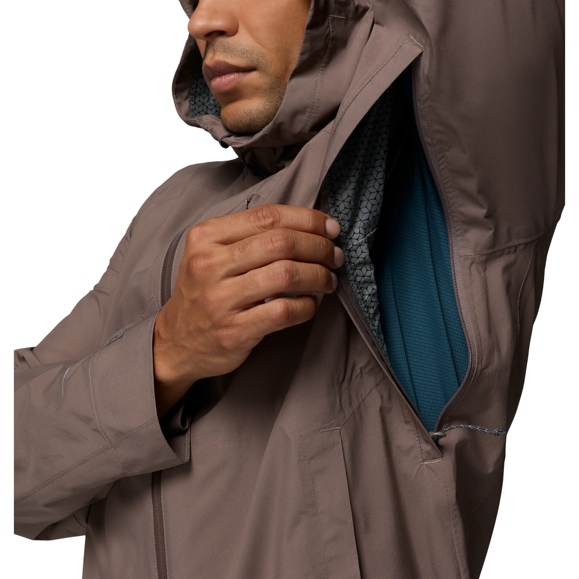 Columbia Men's Trailborne 2.5L Waterproof Jacket (Iron) - Image 11