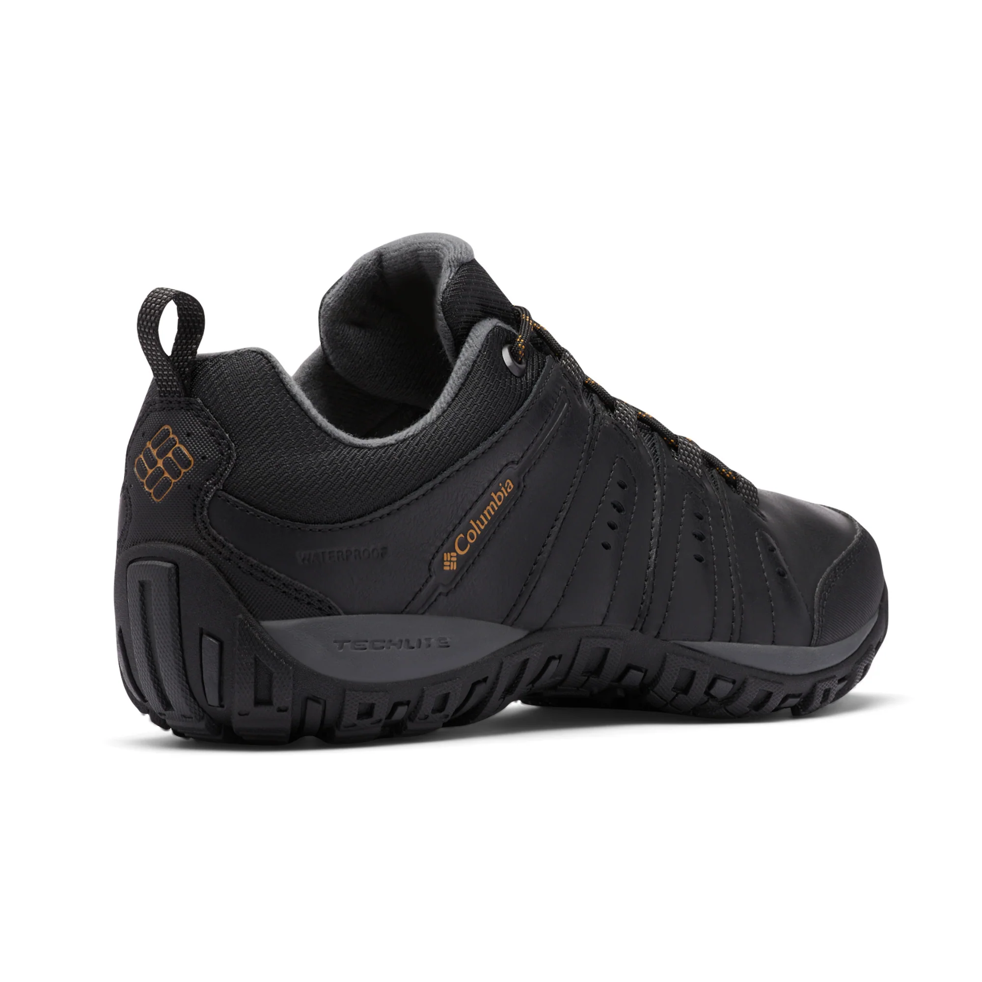 Columbia Men's Woodburn II Waterproof Trail Shoes (Black/Caramel) - Image 3