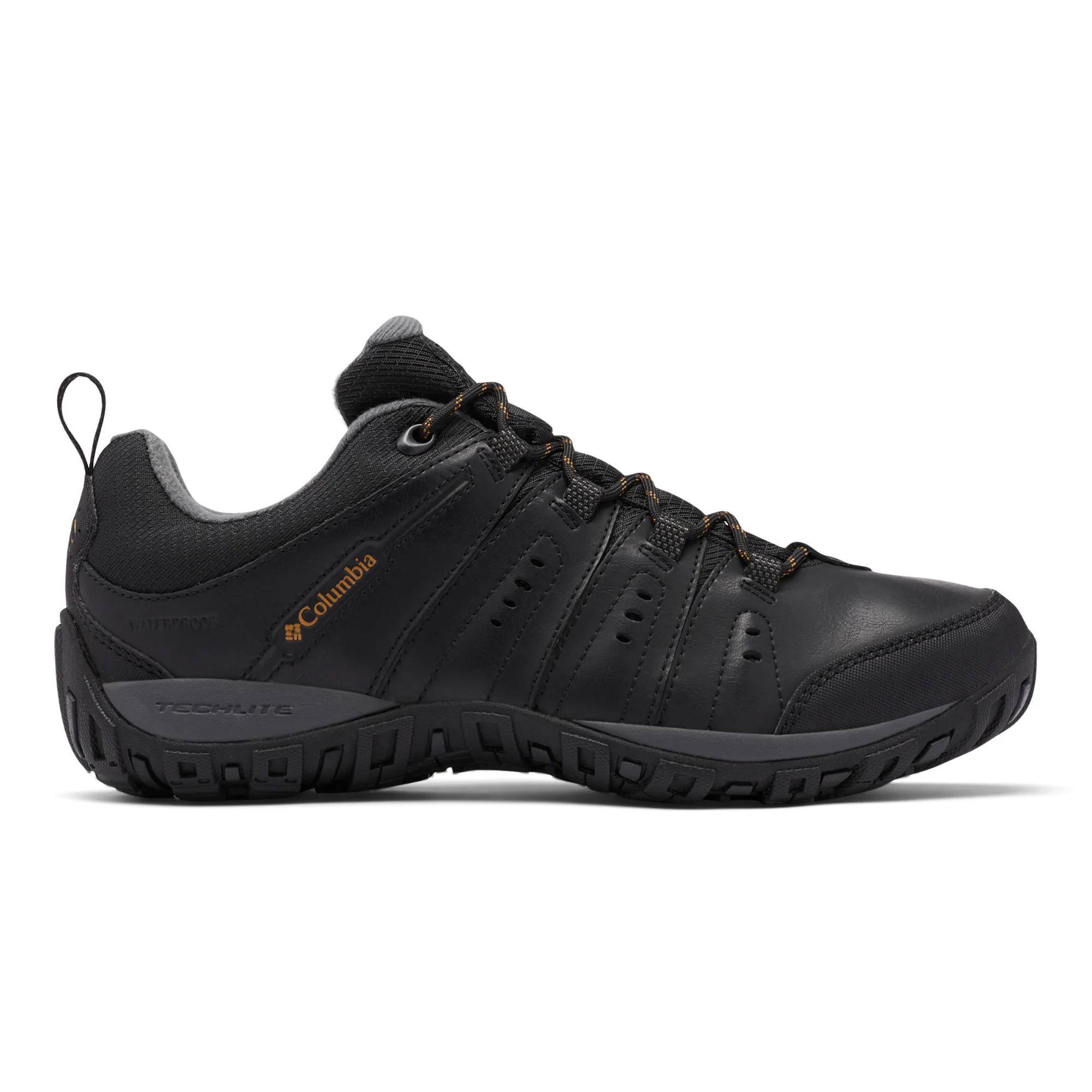 Columbia Men's Woodburn II Waterproof Trail Shoes (Black/Caramel) - Image 5