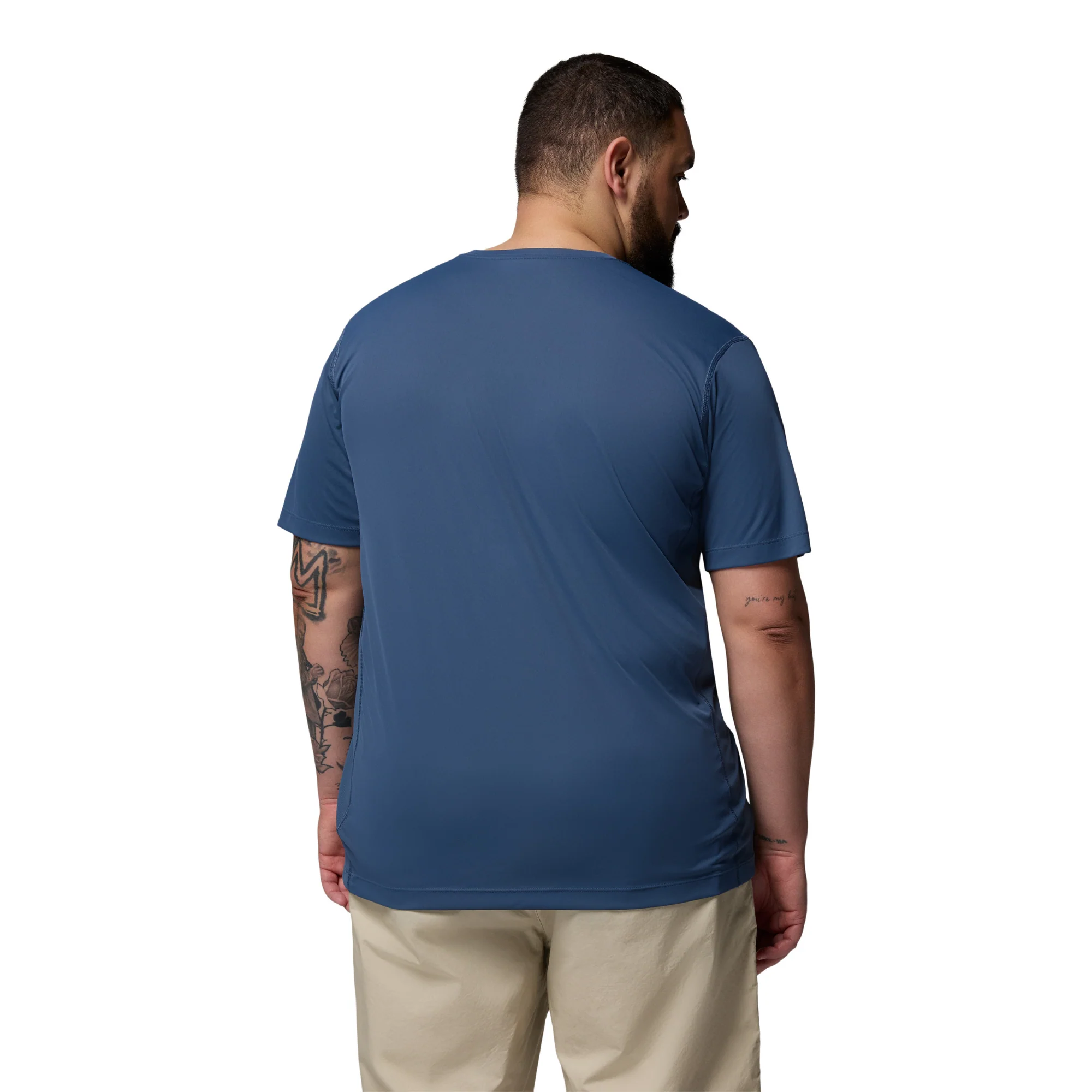 Columbia Men's Zero Rules Short Sleeve Crew Neck Light Technical Tee (Dark Mountain) - Image 3