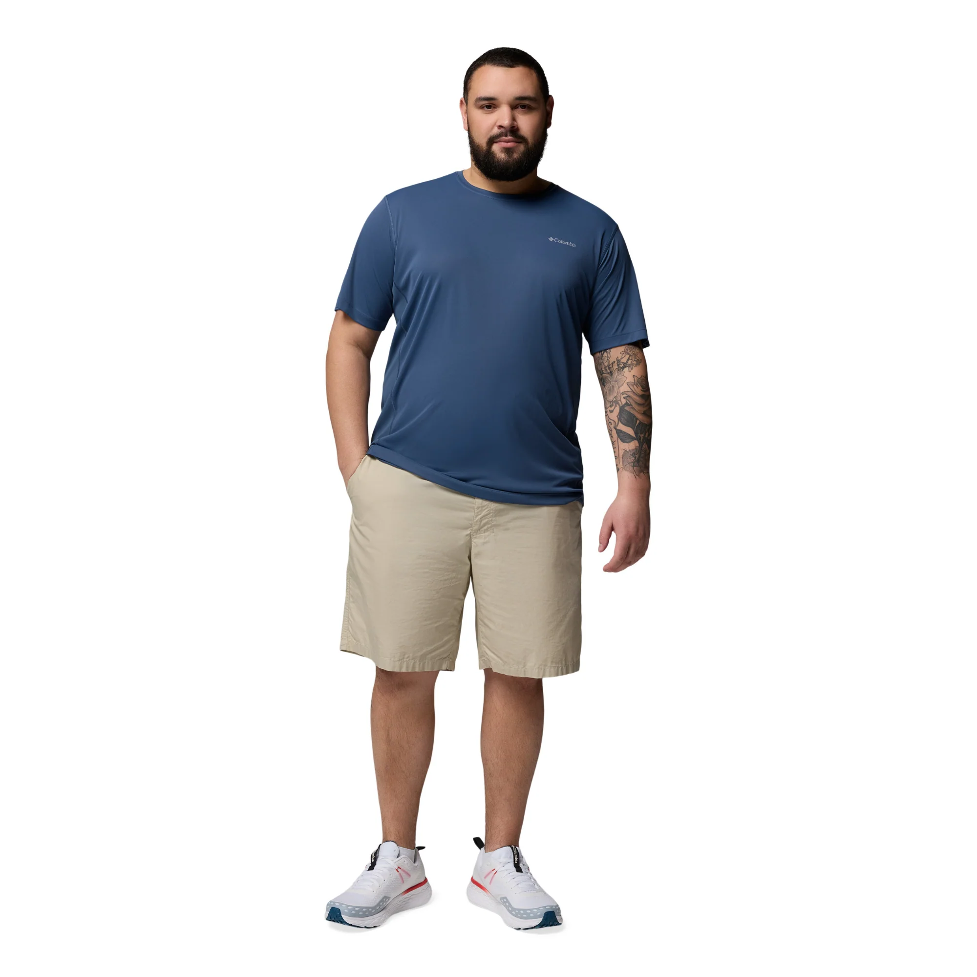 Columbia Men's Zero Rules Short Sleeve Crew Neck Light Technical Tee (Dark Mountain) - Image 6