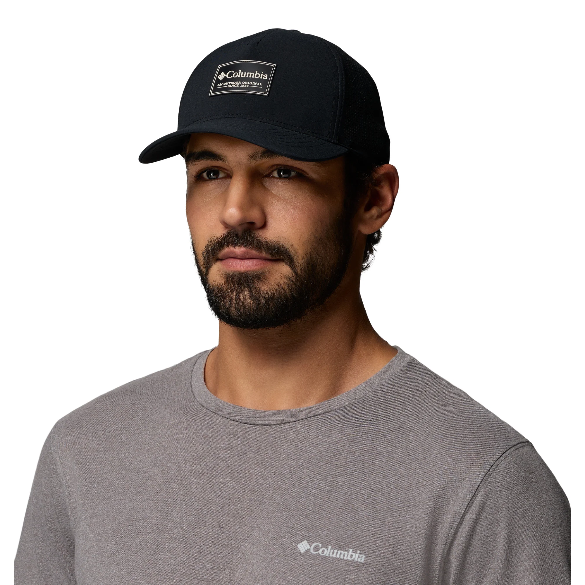Columbia Unisex Mountaincap II 110 Snapback Cap (Black/Outdoor Original) - Image 3