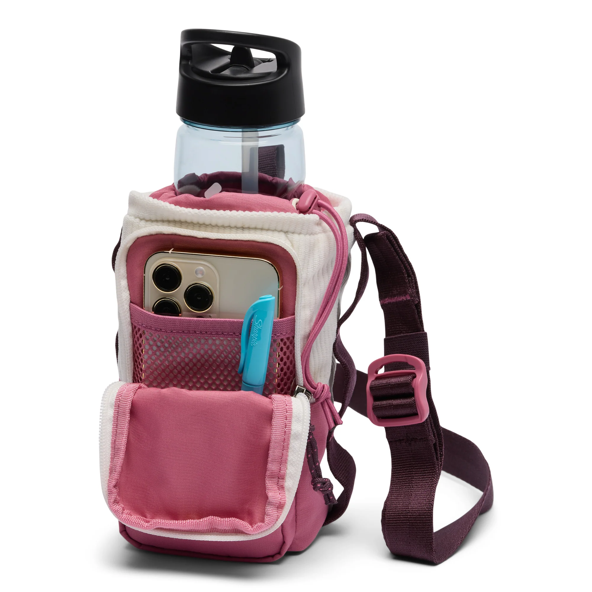 Columbia Trail Traveller 2L Water Bottle Sling (Sea Salt Corduroy/Rosette/Moonvista) - Image 3