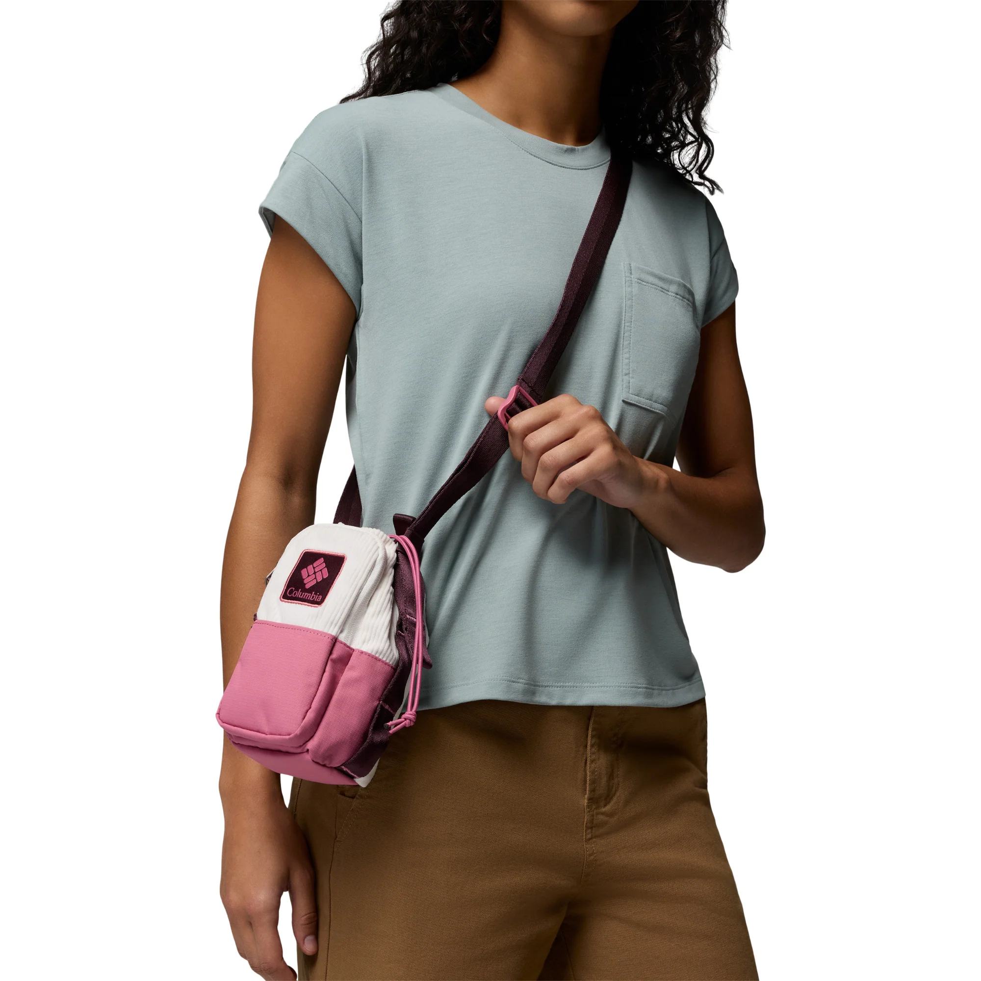 Columbia Trail Traveller 2L Water Bottle Sling (Sea Salt Corduroy/Rosette/Moonvista) - Image 5