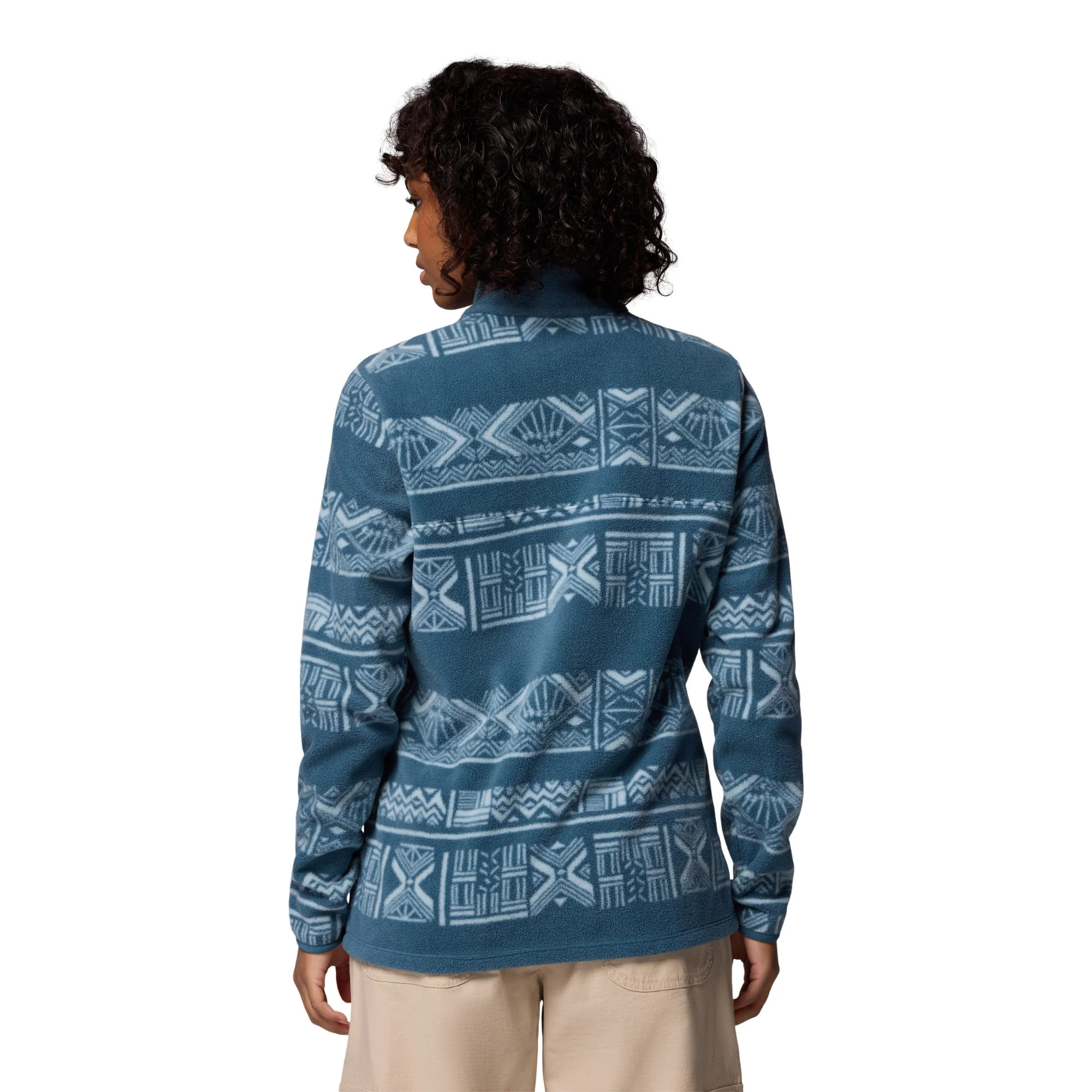 Columbia Women's Benton Springs Printed Half Snap Fleece (Everblue Deschutes Days) - Image 3