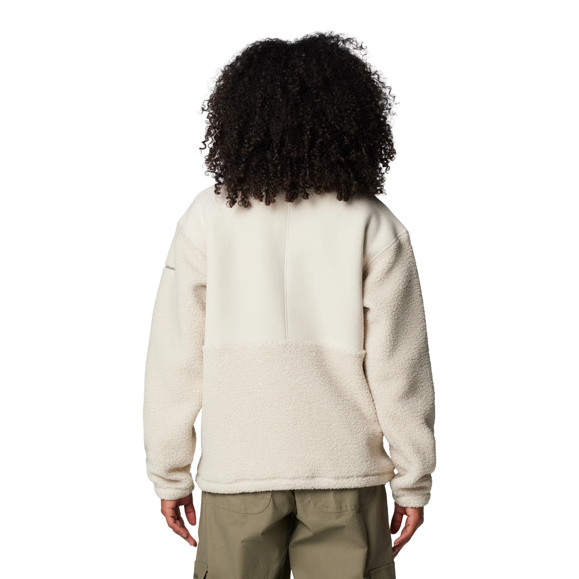 Columbia Women's Panorama Sherpa Full Zip Fleece (Dark Stone) - Image 3