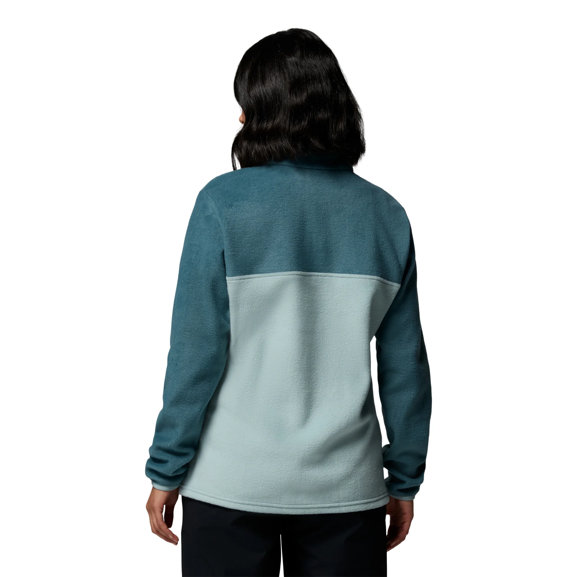 Columbia Women's Benton Springs Half Snap Fleece Top (Crushed Blue/Everblue) - Image 3