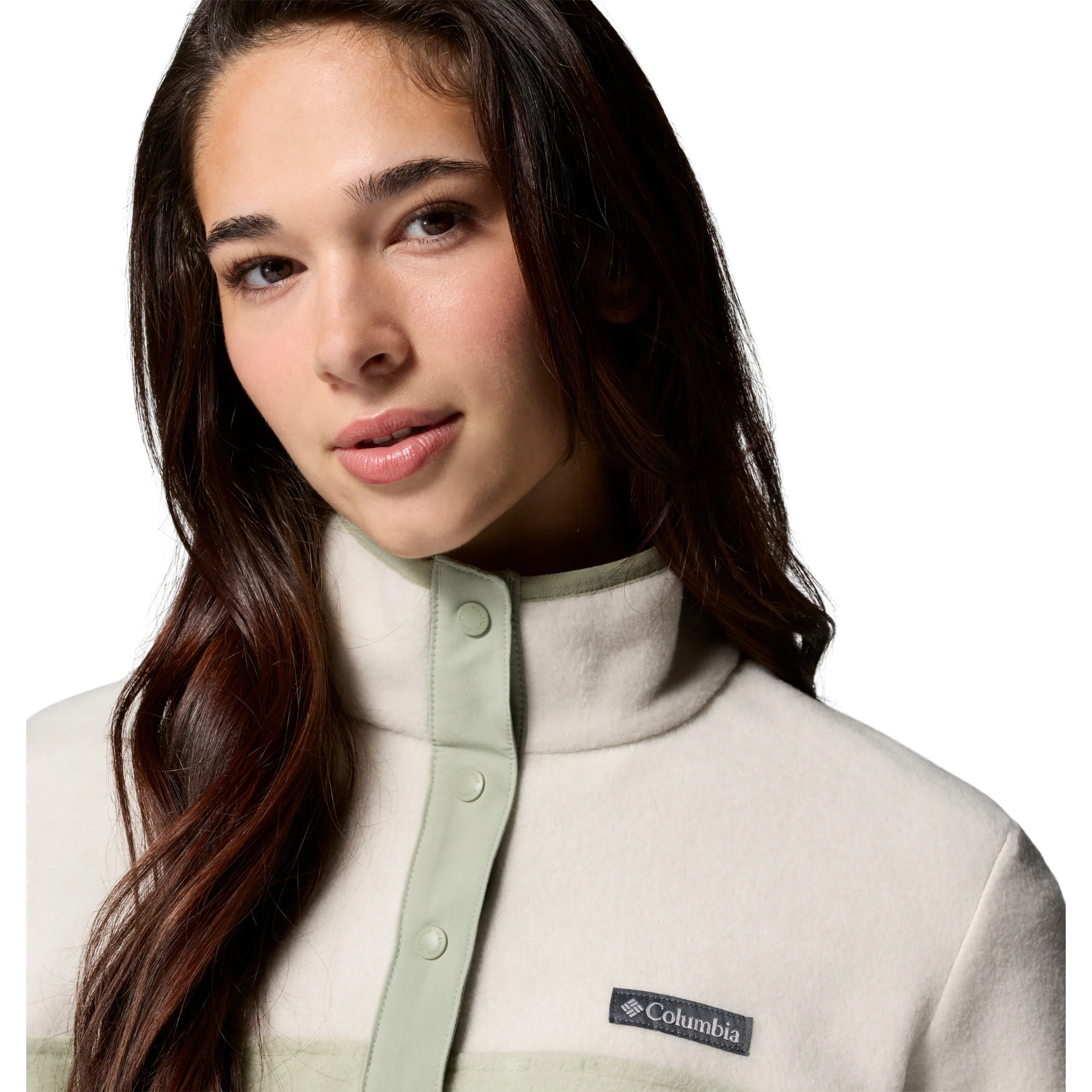 Columbia Women's Benton Springs Half Snap Fleece Top (Safari/Dark Stone) - Image 4