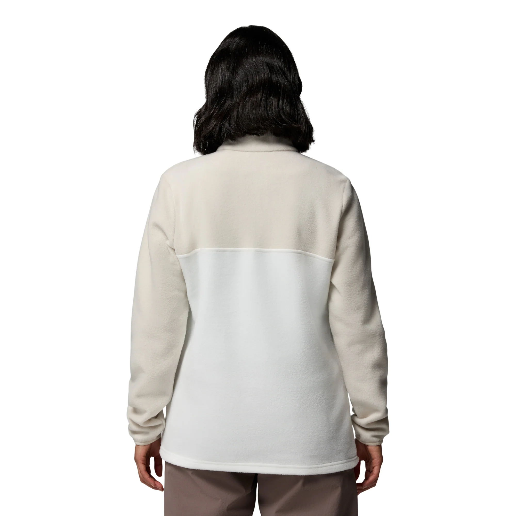 Columbia Women's Benton Springs Half Snap Fleece Top (Sea Salt/Dark Stone) - Image 3