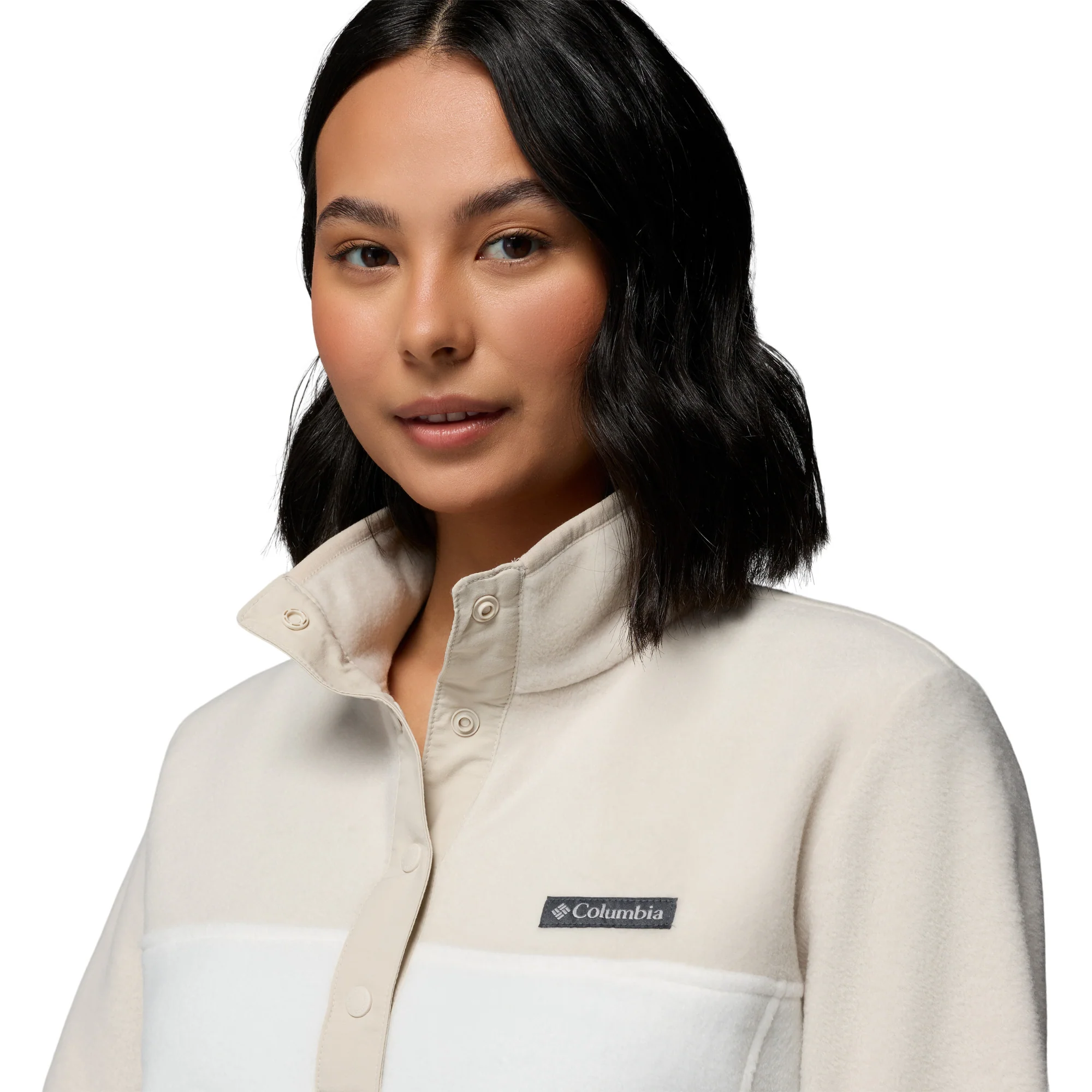 Columbia Women's Benton Springs Half Snap Fleece Top (Sea Salt/Dark Stone) - Image 4