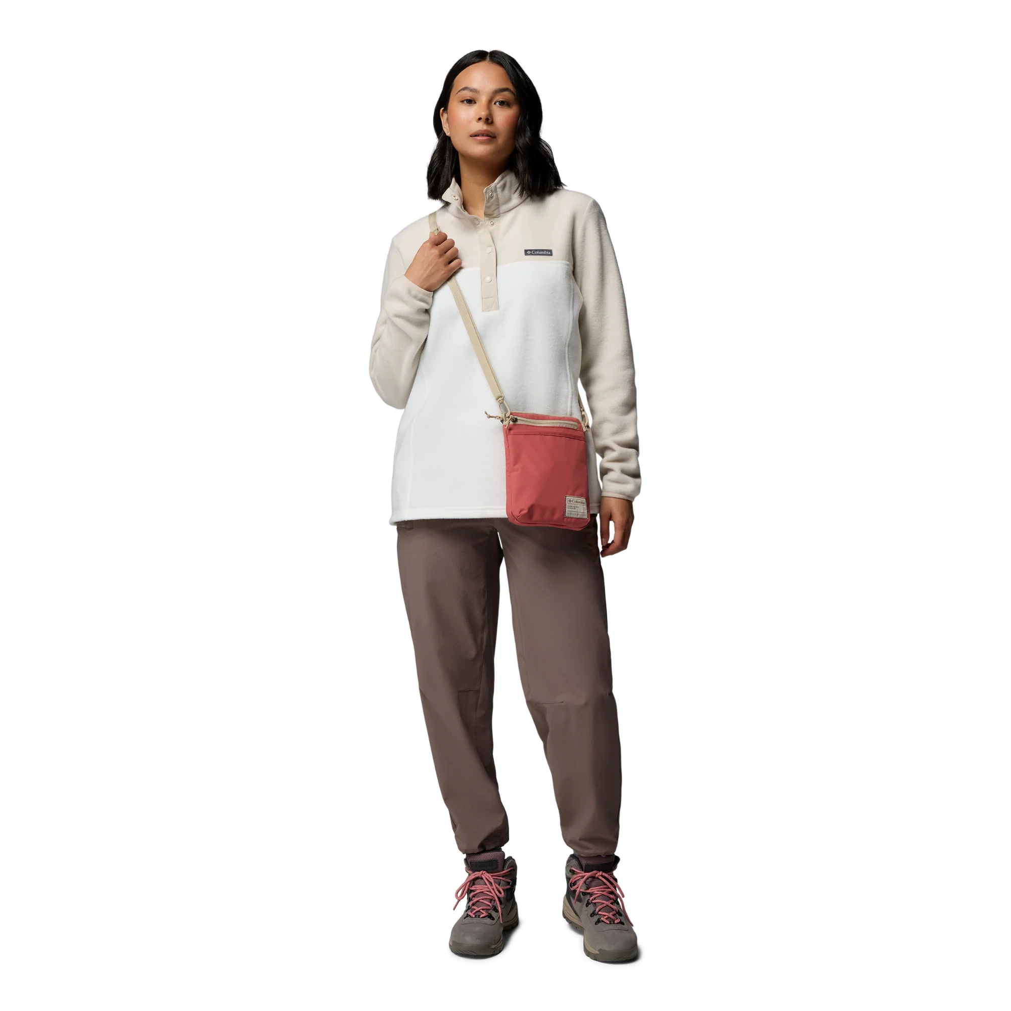 Columbia Women's Benton Springs Half Snap Fleece Top (Sea Salt/Dark Stone) - Image 5
