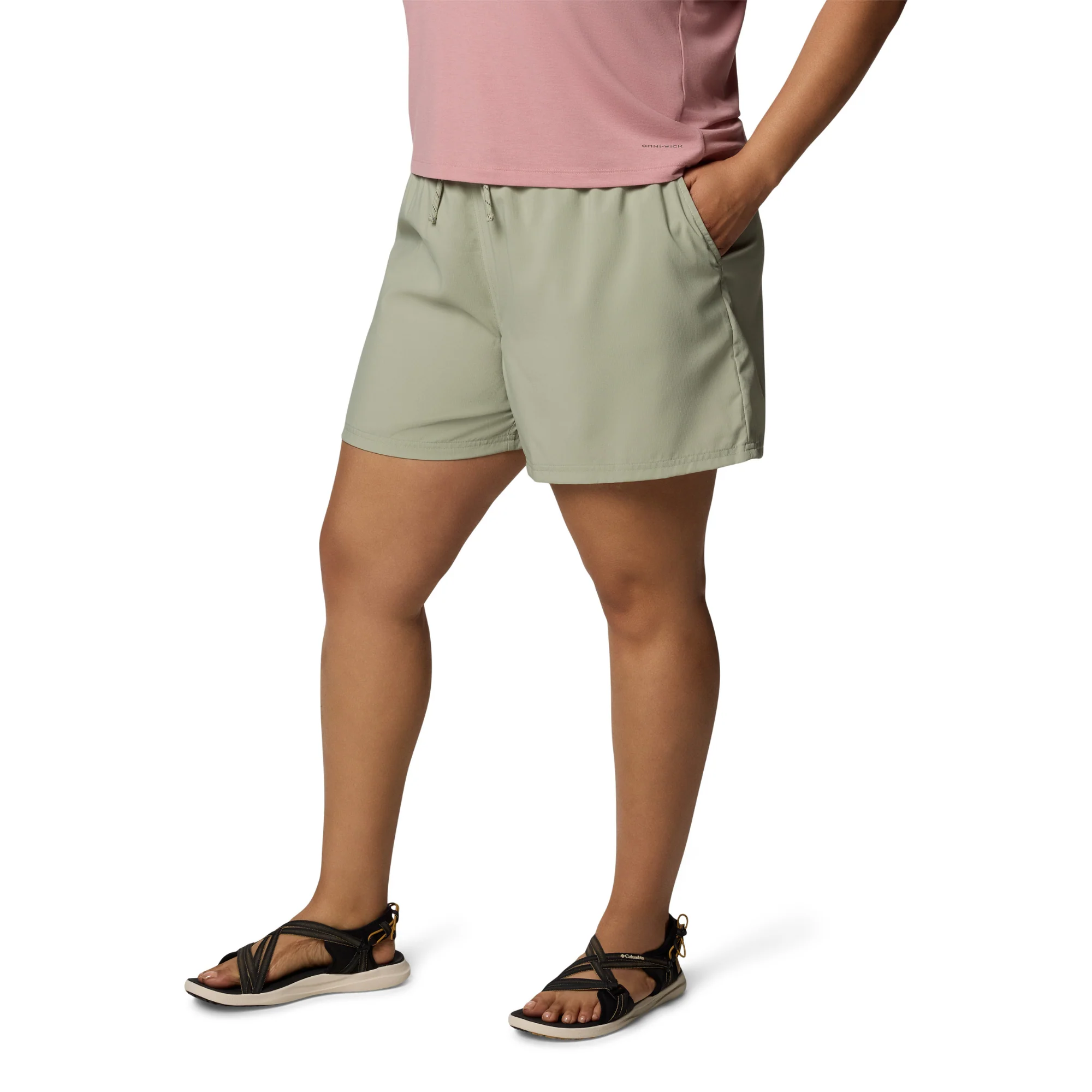 Columbia Women's BlueVista Hill Hiking Shorts (Safari)(5in) - Image 4
