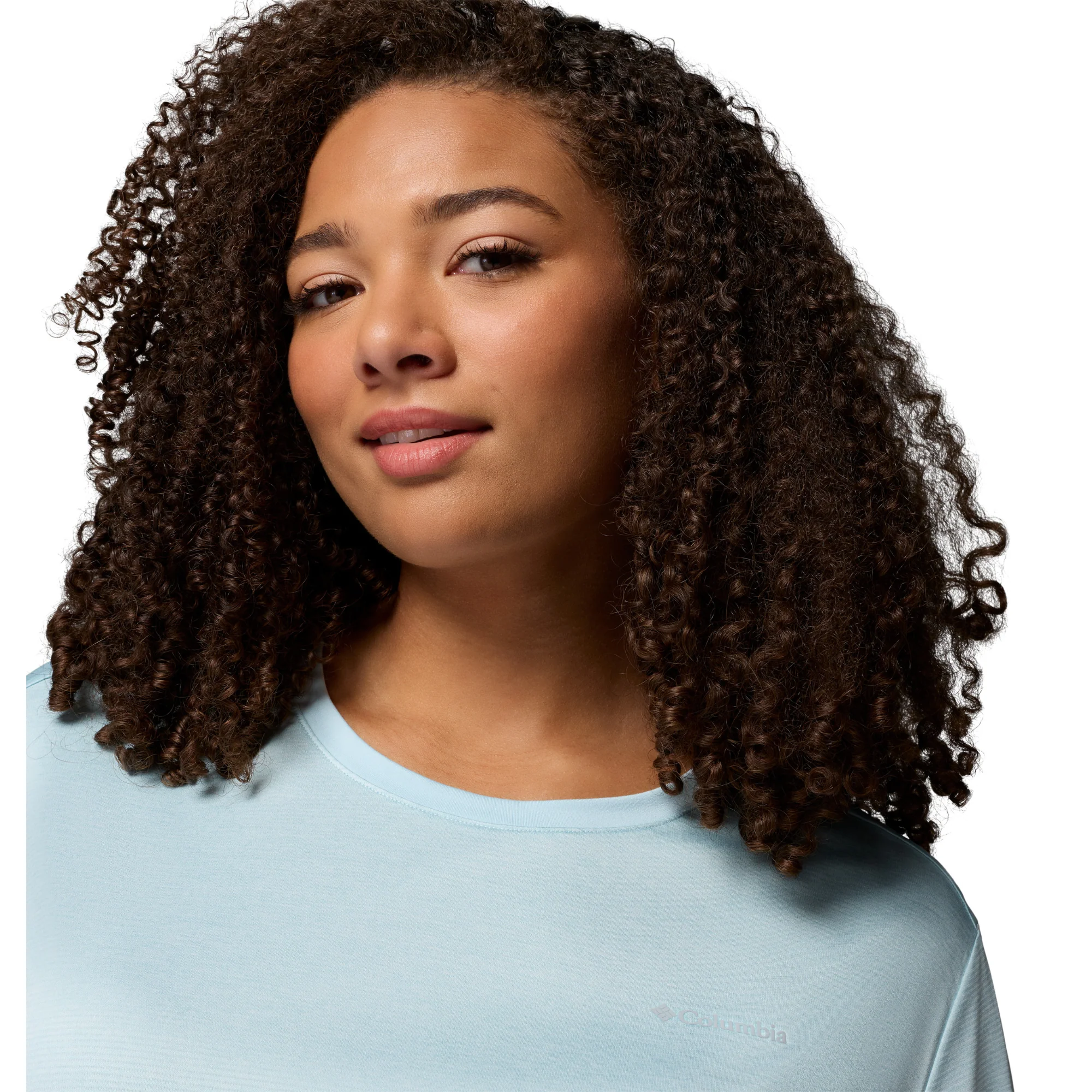 Columbia Women's BlueVista Hill Short Sleeve Technical Tee (Marine Light Heather) - Image 8
