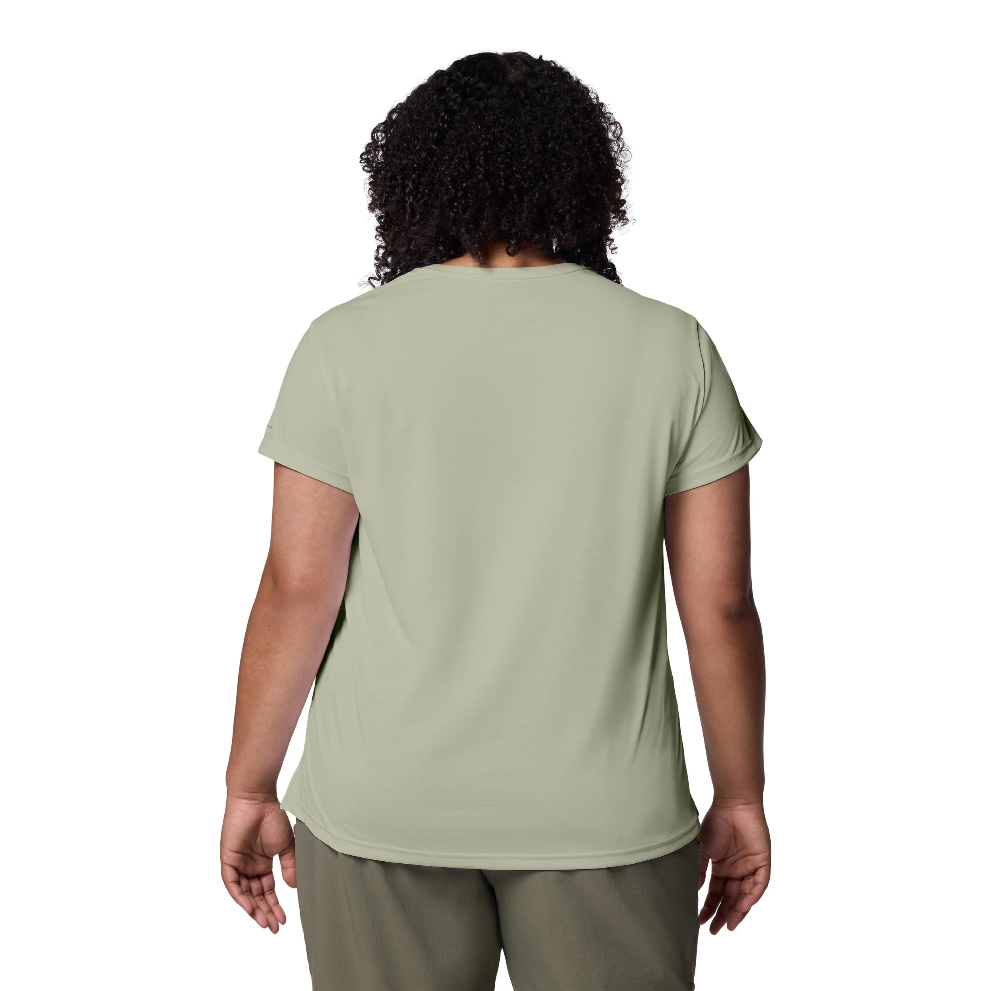 Columbia Women's BlueVista Hill Short Sleeve Technical Tee (Safari Heather) - Image 6