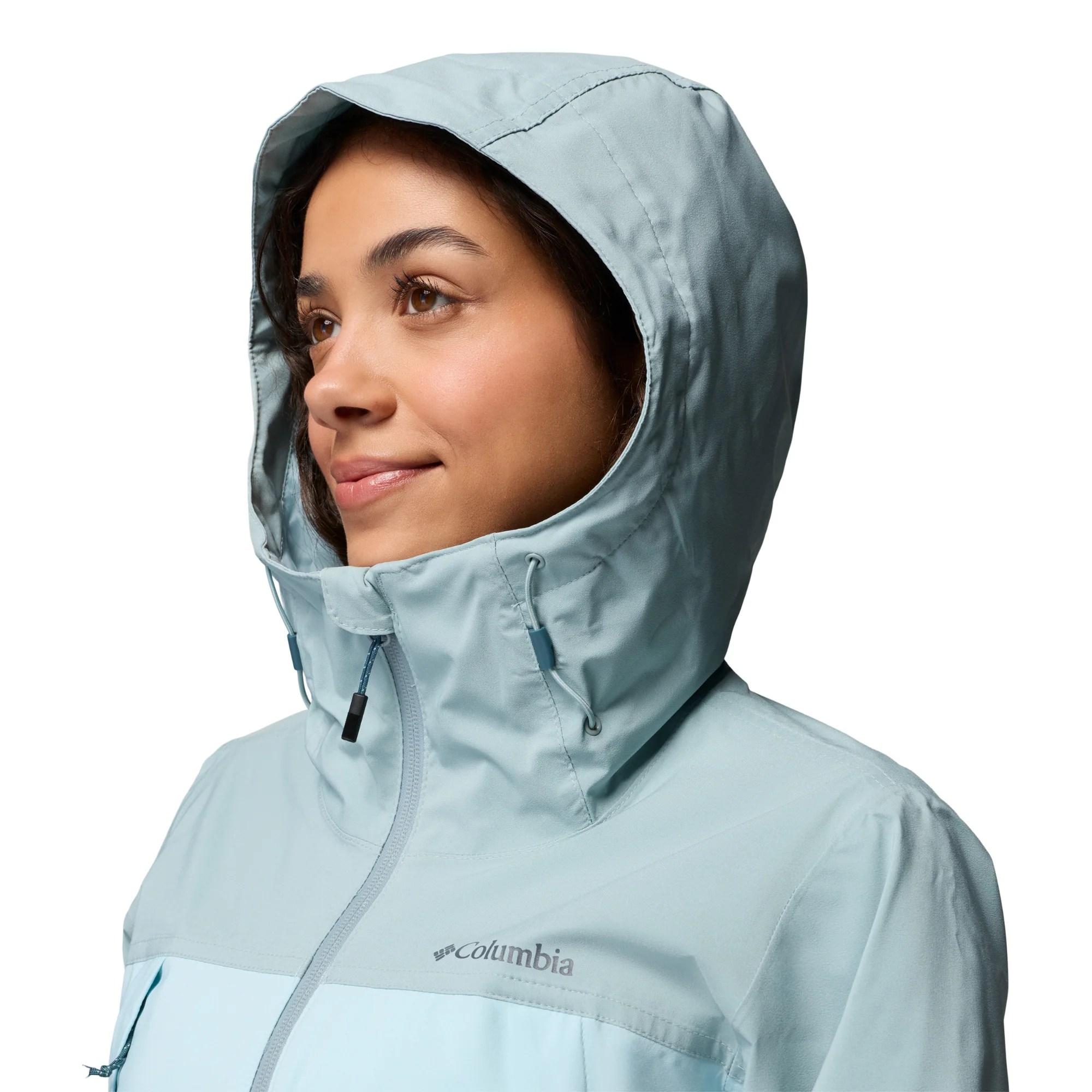 Columbia Women's Boulder Falls Waterproof Jacket (Marine Light/Crushed Blue) - Image 6