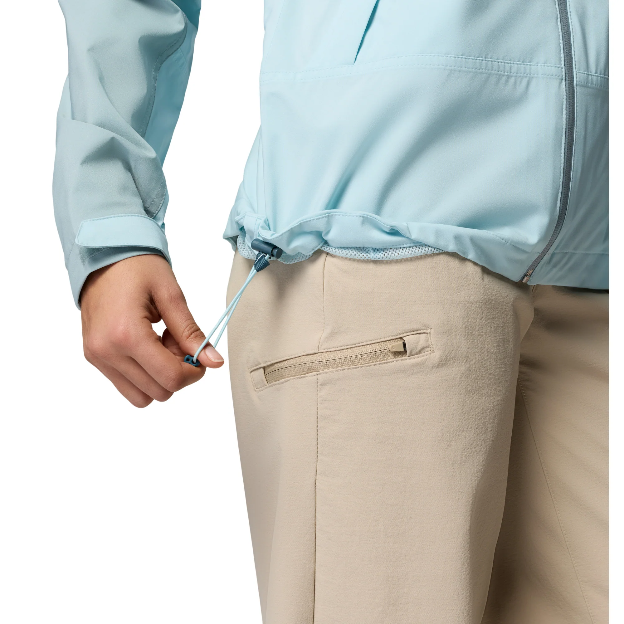 Columbia Women's Boulder Falls Waterproof Jacket (Marine Light/Crushed Blue) - Image 7