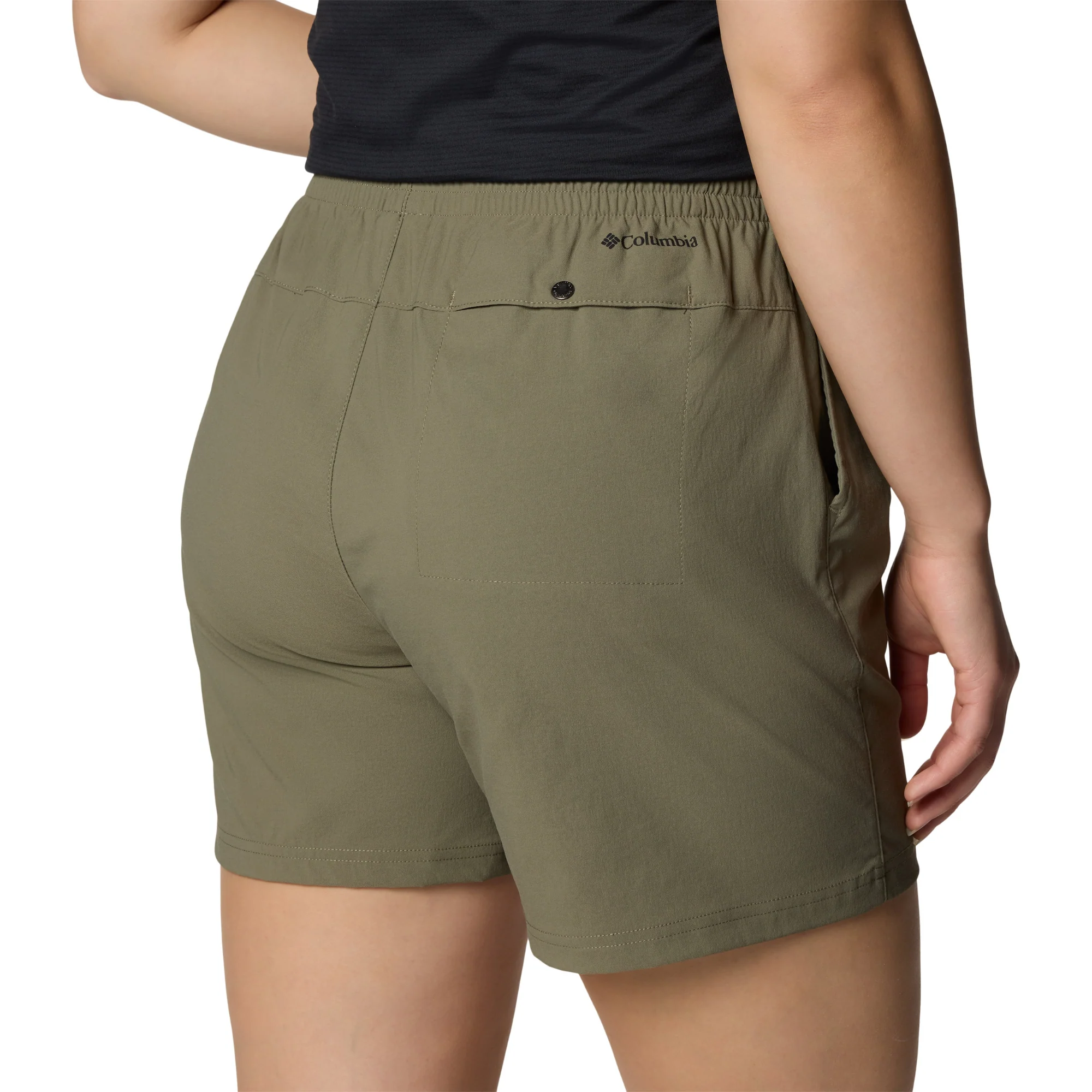 Columbia Women's Cedar Crest Shorts (Stone Green)(5in) - Image 10