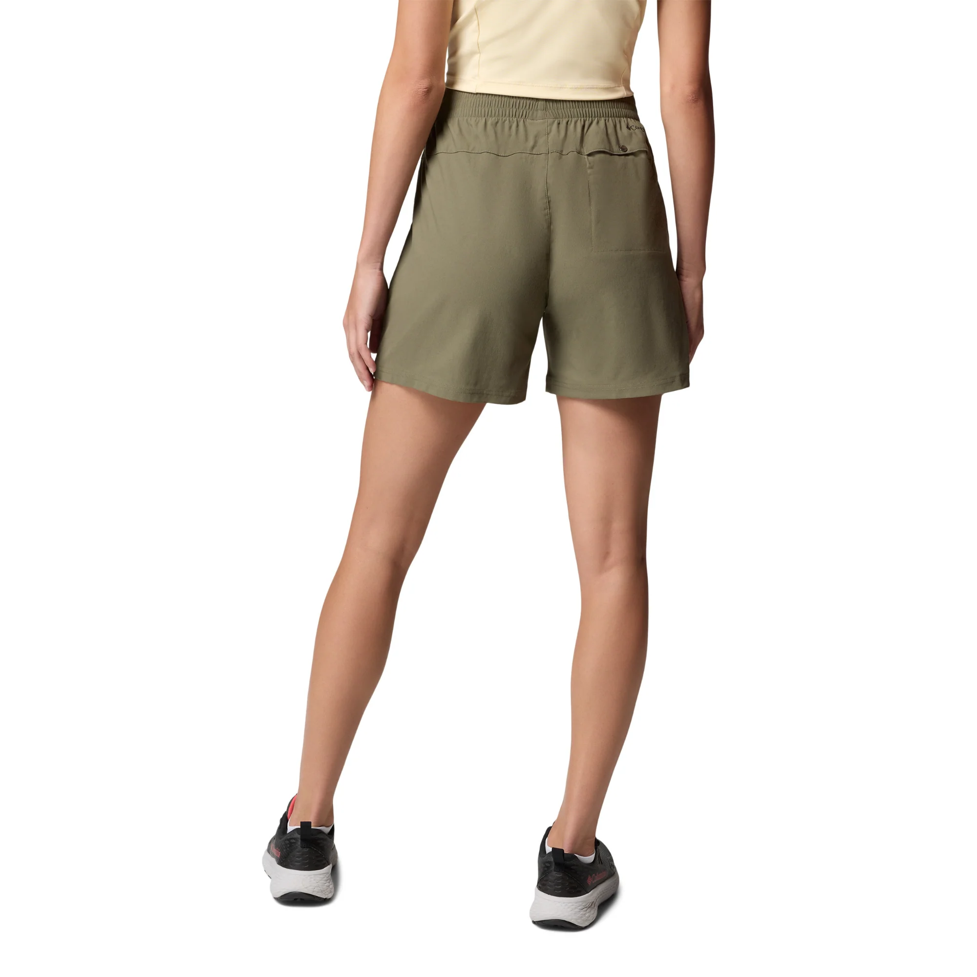 Columbia Women's Cedar Crest Shorts (Stone Green)(5in) - Image 5
