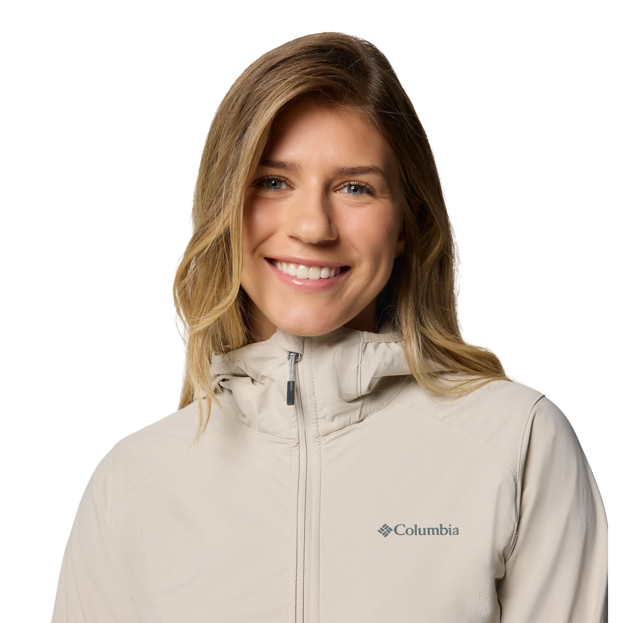 Columbia Women's Heather Canyon II Hooded Softshell Jacket (Dark Stone) - Image 6
