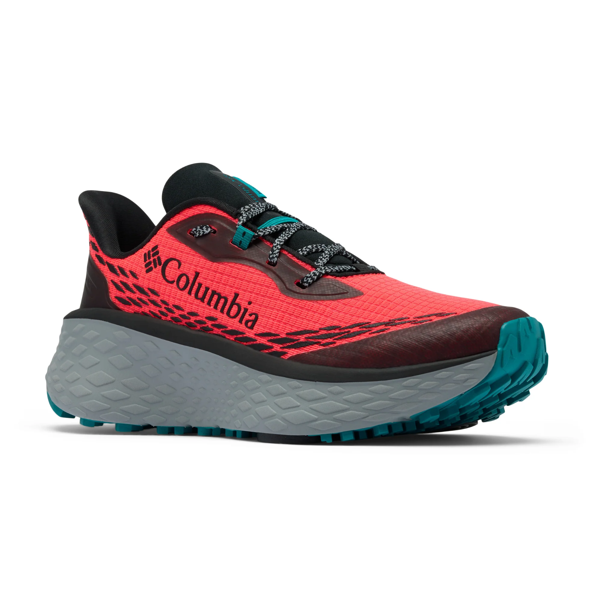 Columbia Women's Konos Trillium ATR Trail Shoes (Neon Sunrise/Teal Chloride) - Image 3