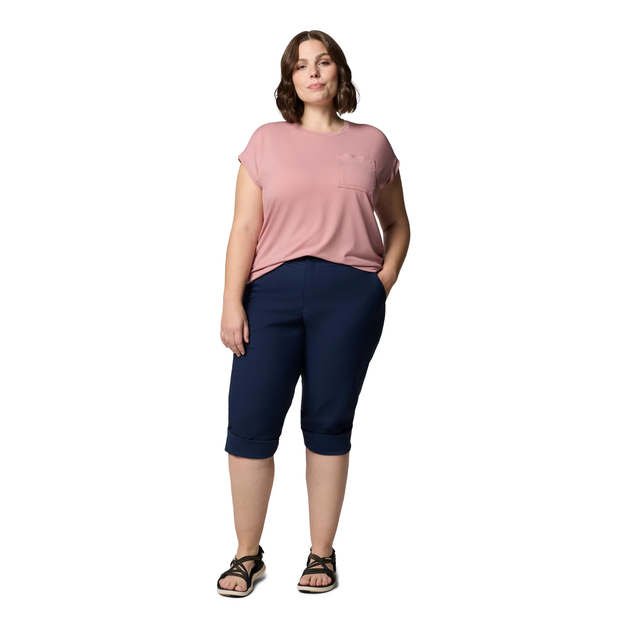 Columbia Women's Leslie Falls II UPF50 Capri Trousers (Collegiate Navy) - Image 16