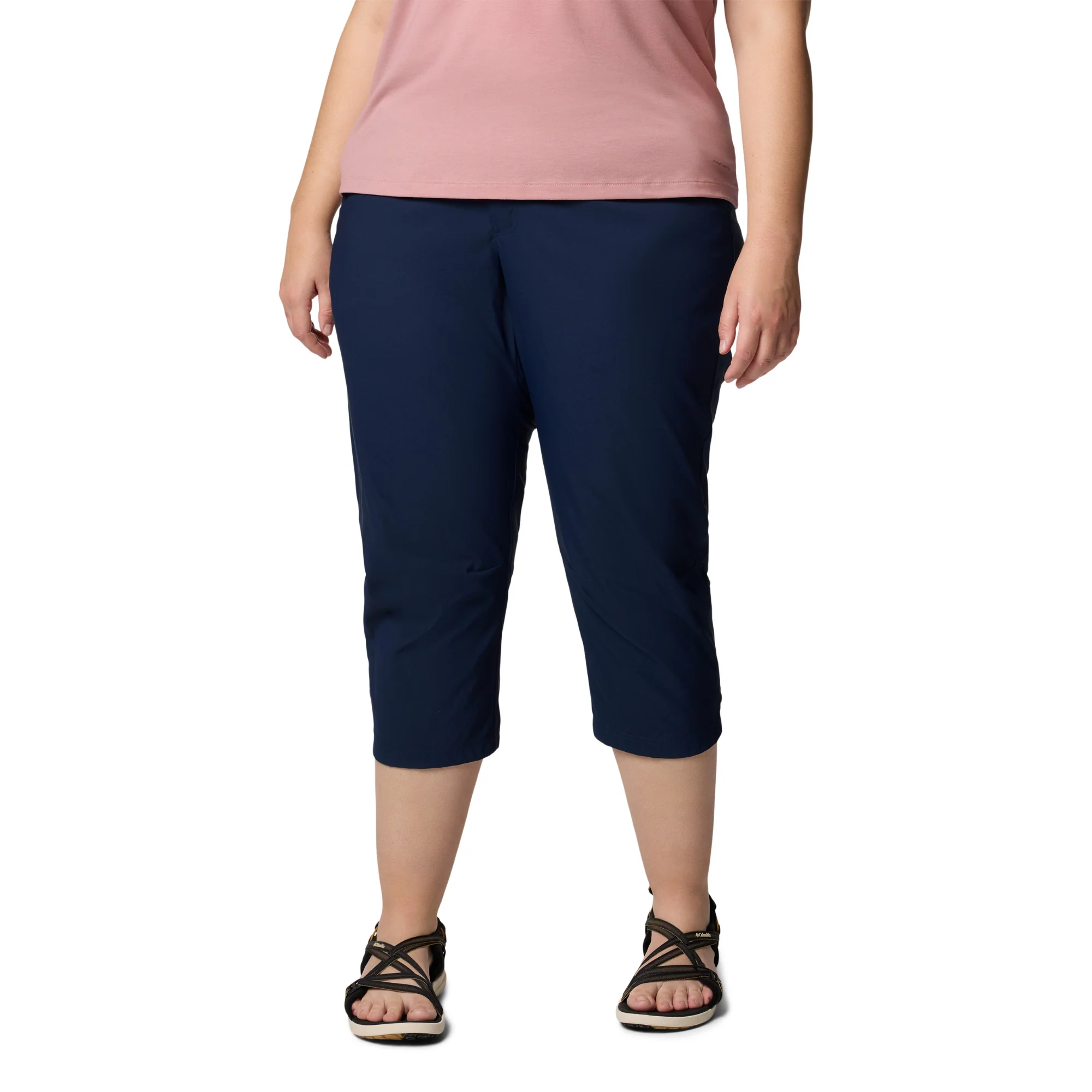 Columbia Women's Leslie Falls II UPF50 Capri Trousers (Collegiate Navy) - Image 2